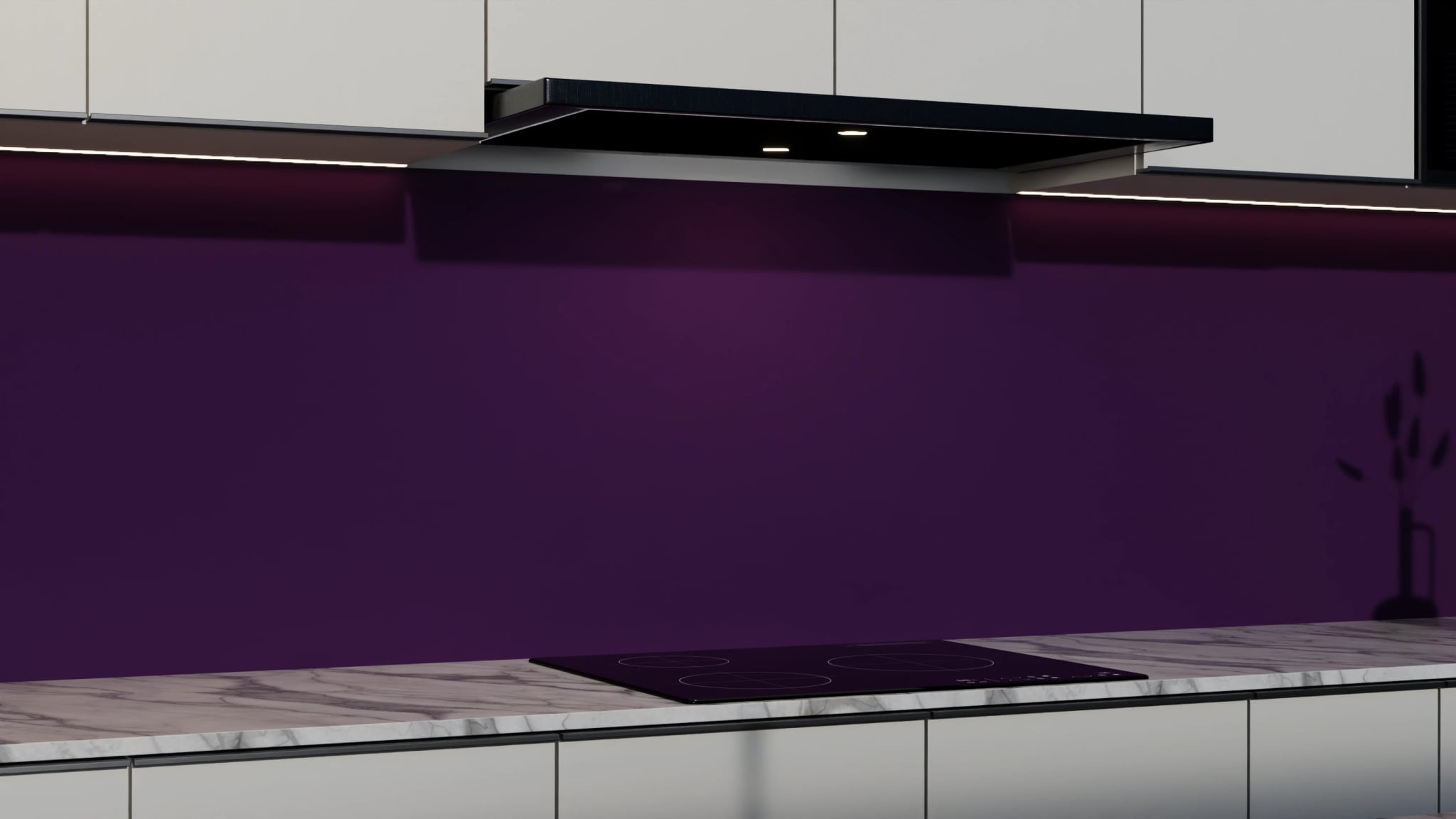 Küchenrückwand - Aubergine – Bild 3