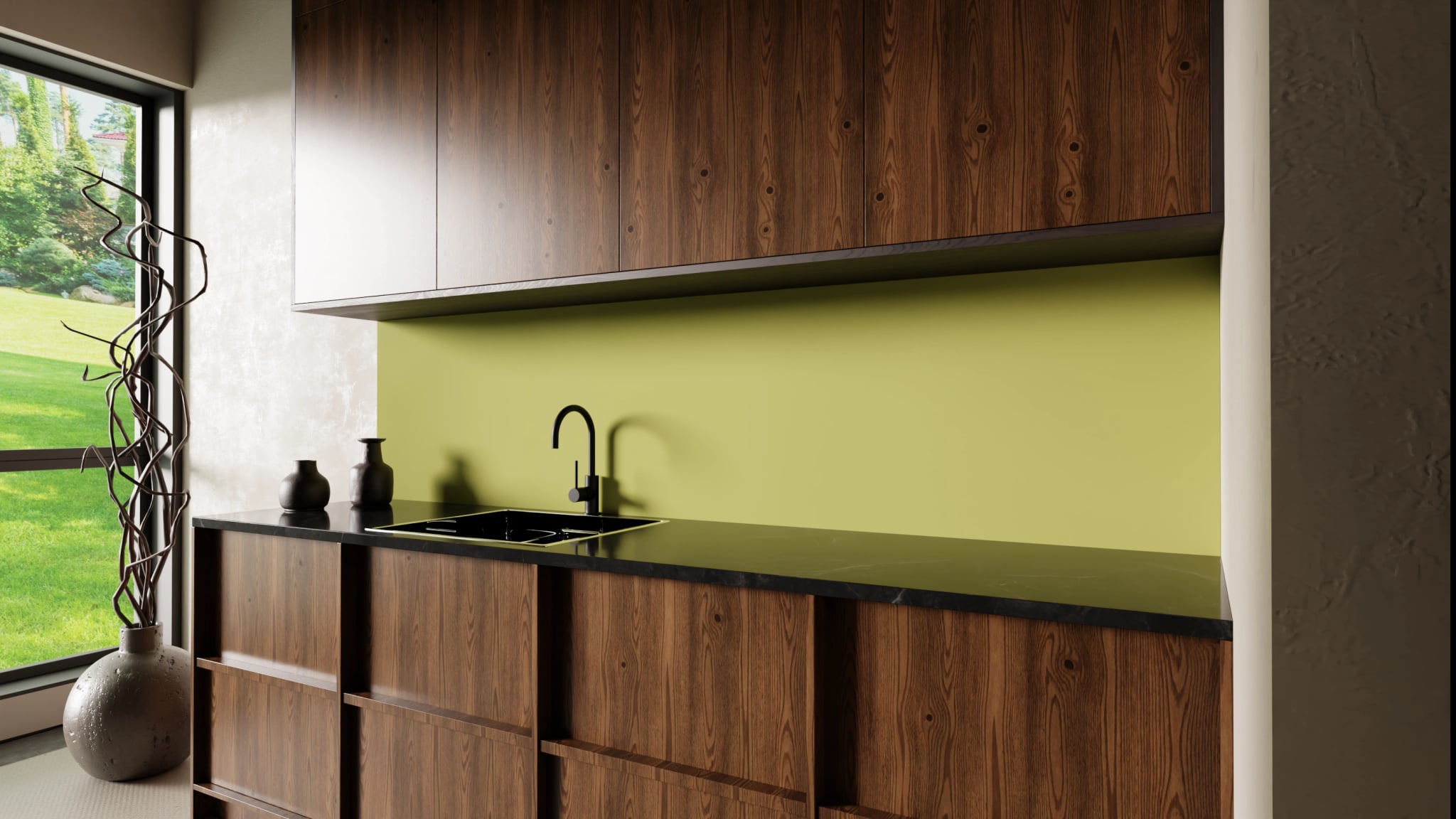 Küchenrückwand - Khaki – Bild 2
