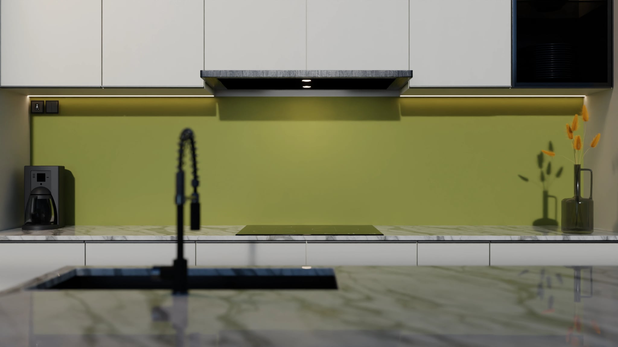 Küchenrückwand - Khaki – Bild 4