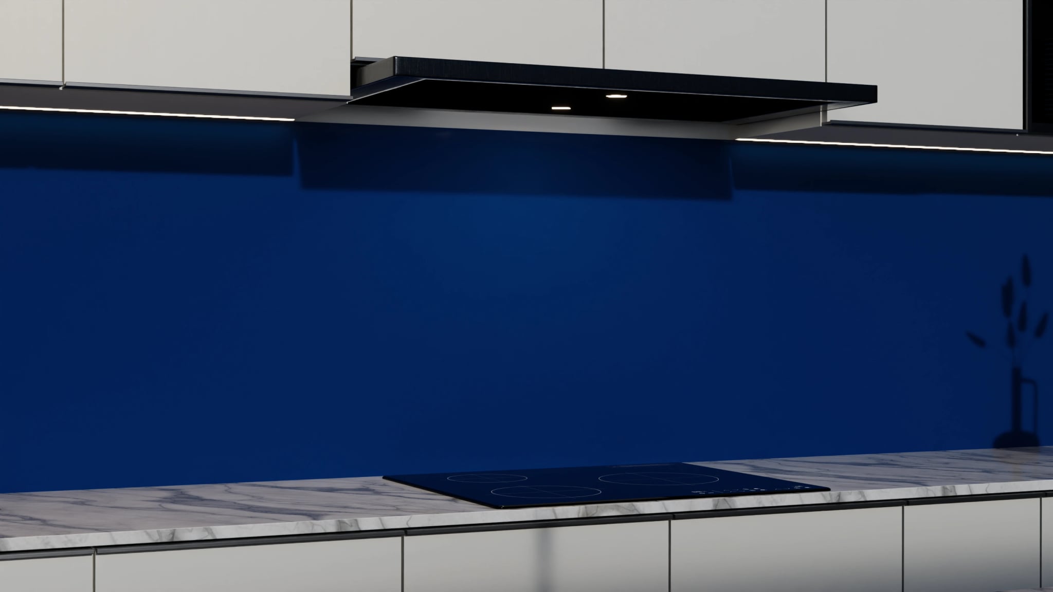 Küchenrückwand - Marineblau – Bild 3