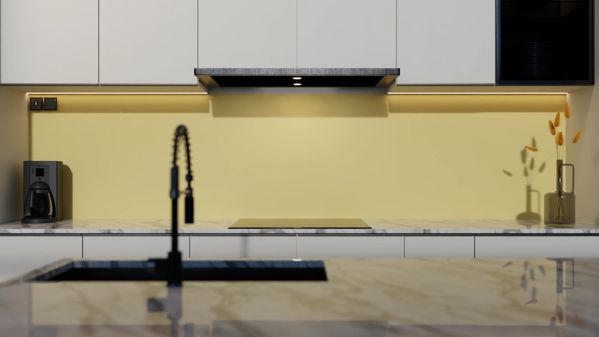 Küchenrückwand - Sandbeige – Bild 4