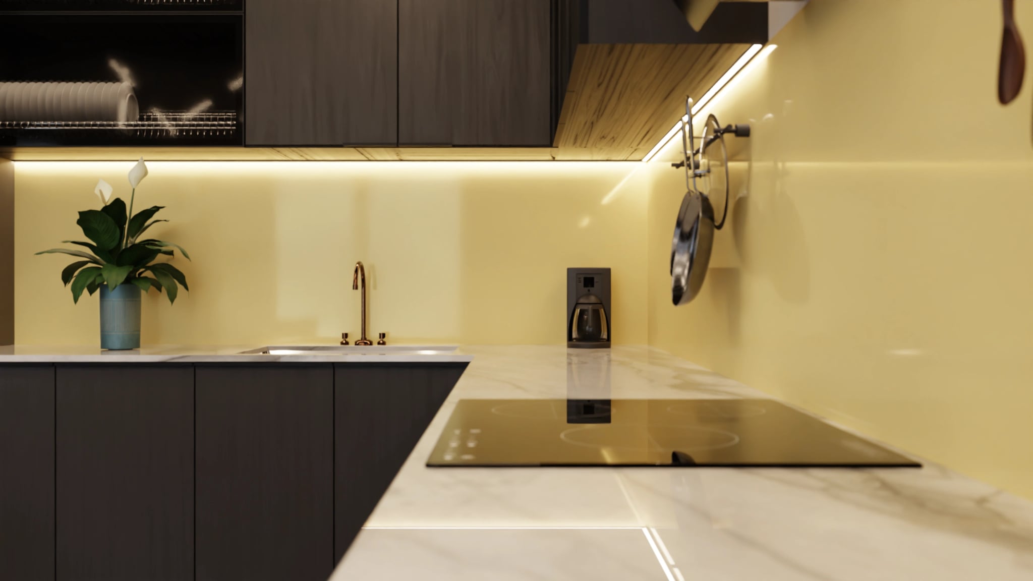 Küchenrückwand - Sandbeige – Bild 6