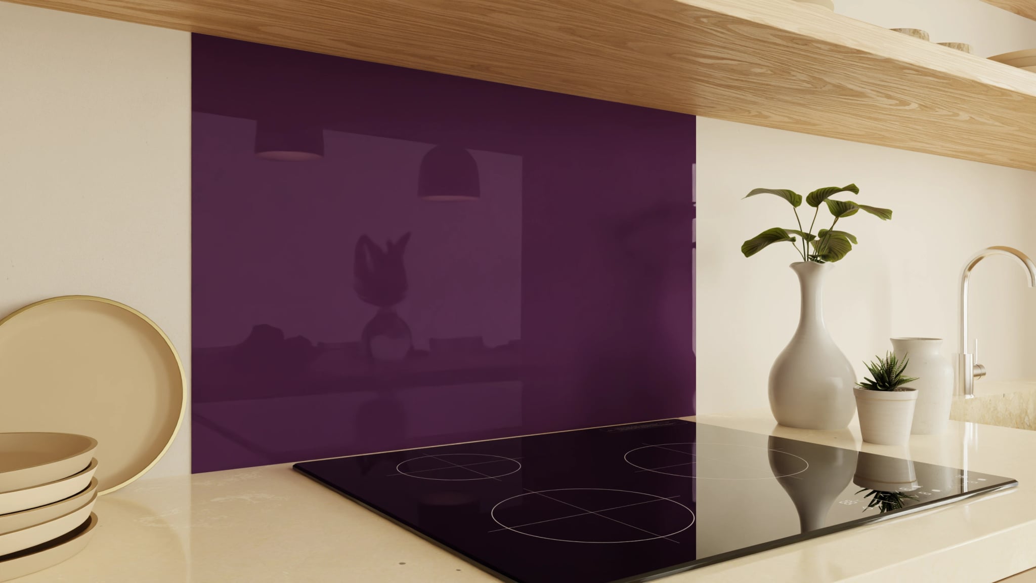 Spritzschutz - Aubergine – Bild 2