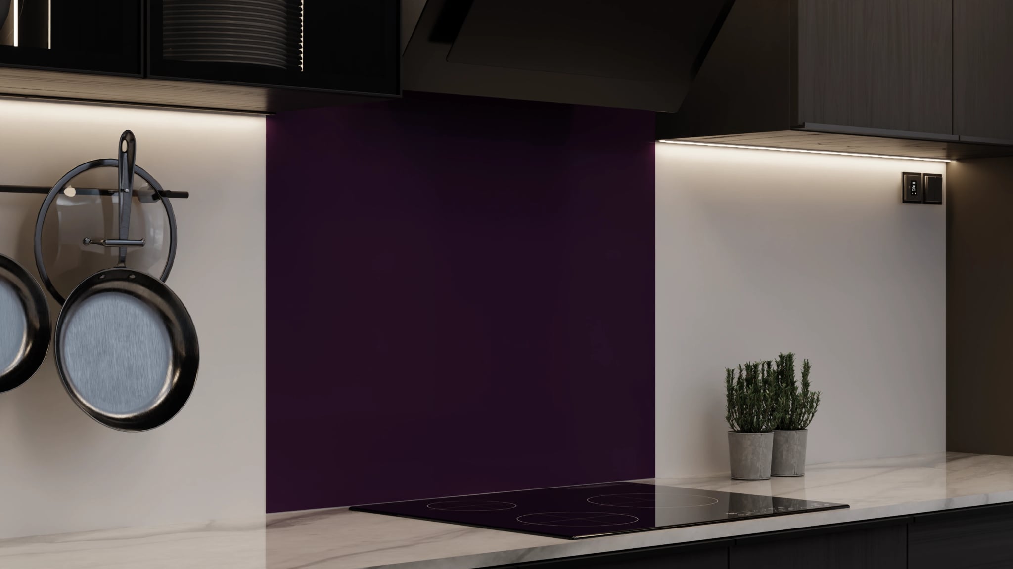 Spritzschutz - Aubergine – Bild 4