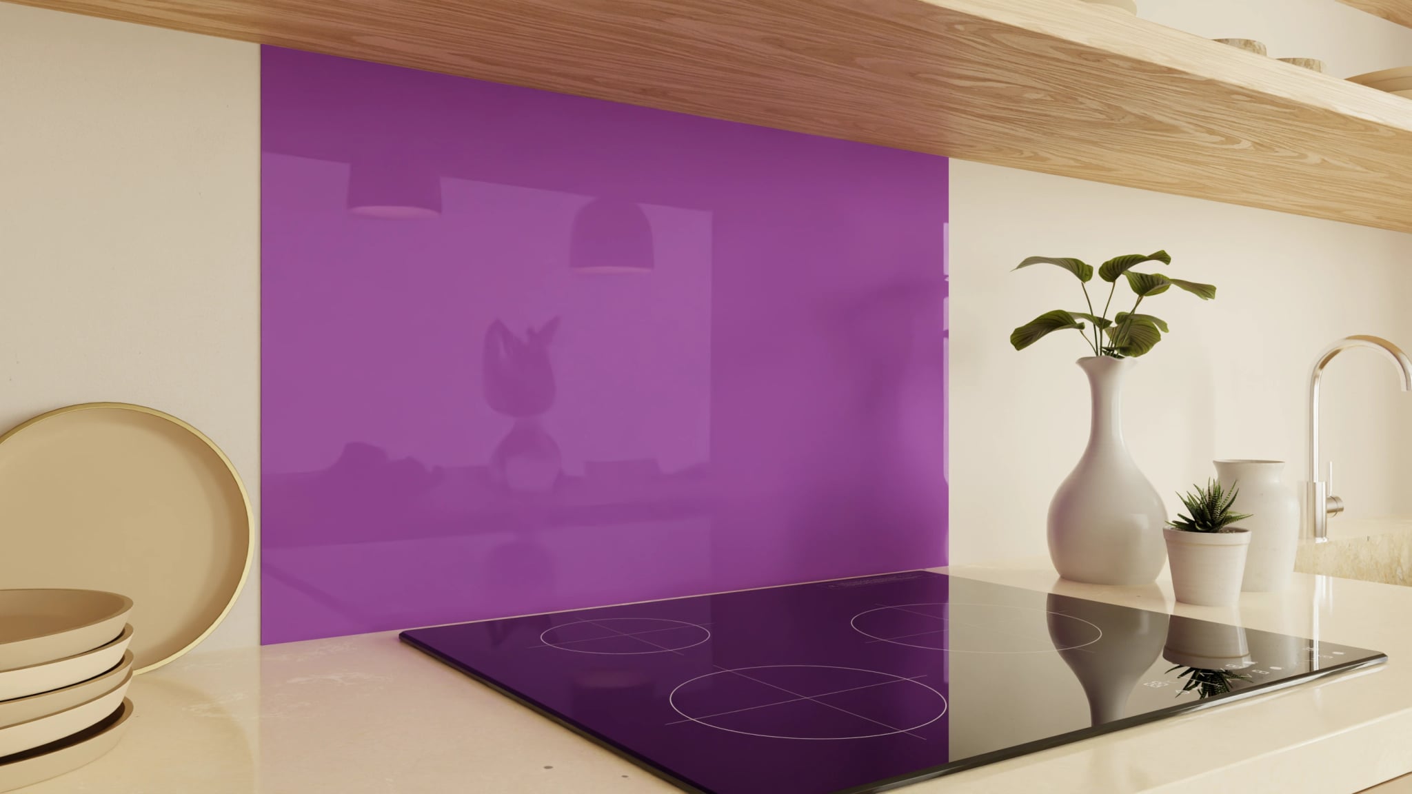 Spritzschutz - Beerenviolett – Bild 2