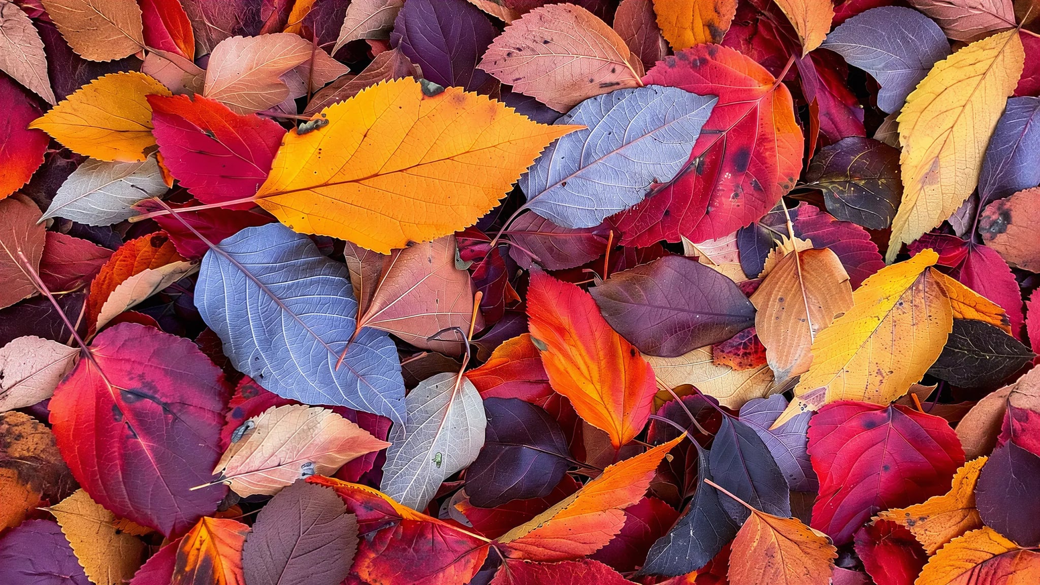 Duschrückwand - Herbstlaub Bunt – Bild 7