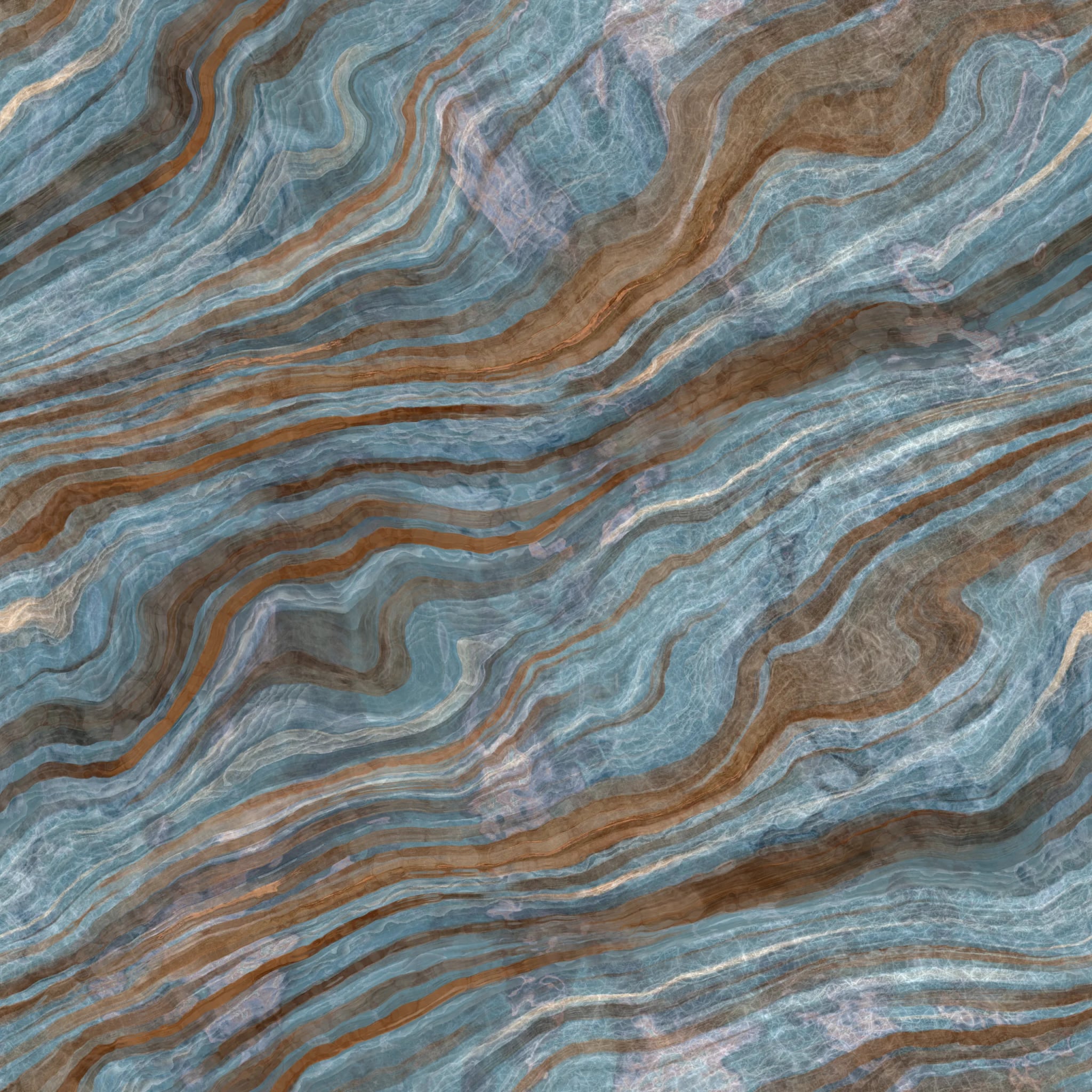 Duschrückwand - Onyx Petrol-Kupfer – Bild 7