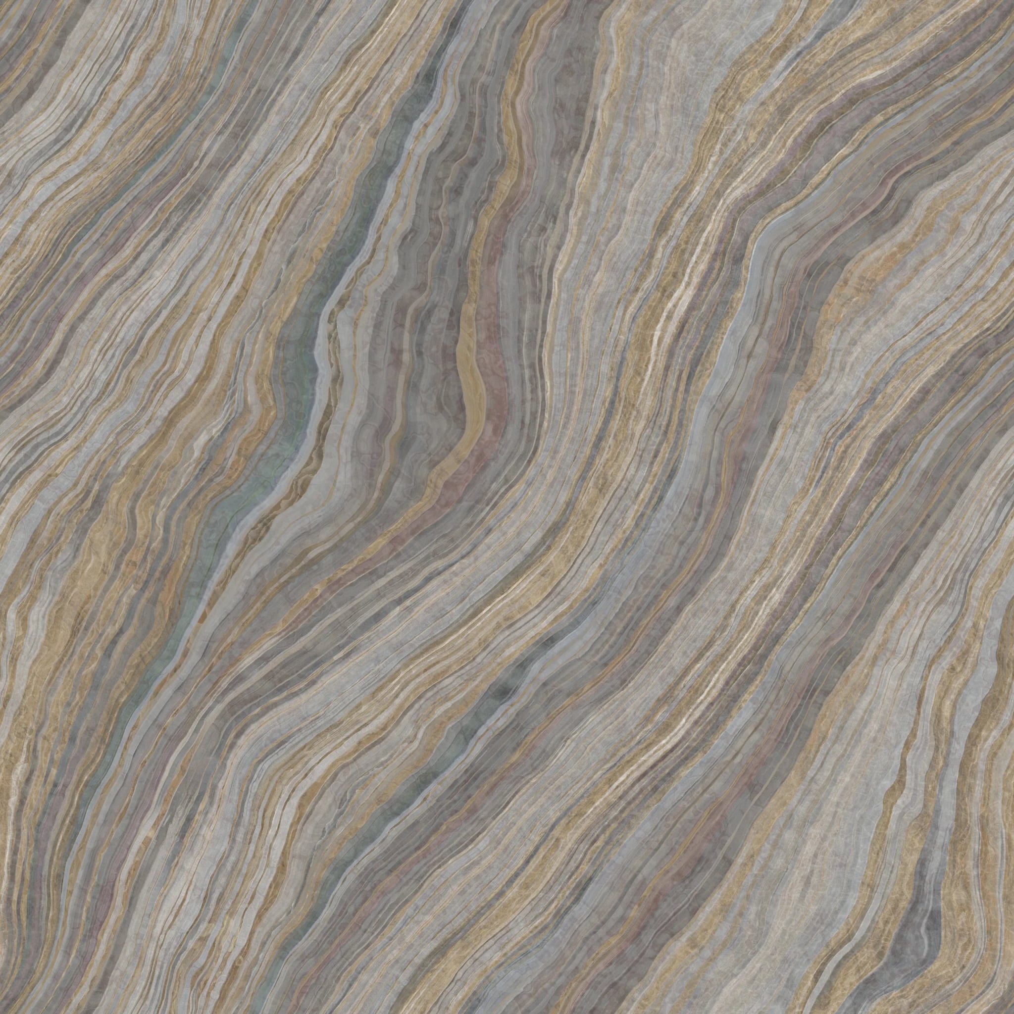 Duschrückwand - Onyx Grau-Gold – Bild 7