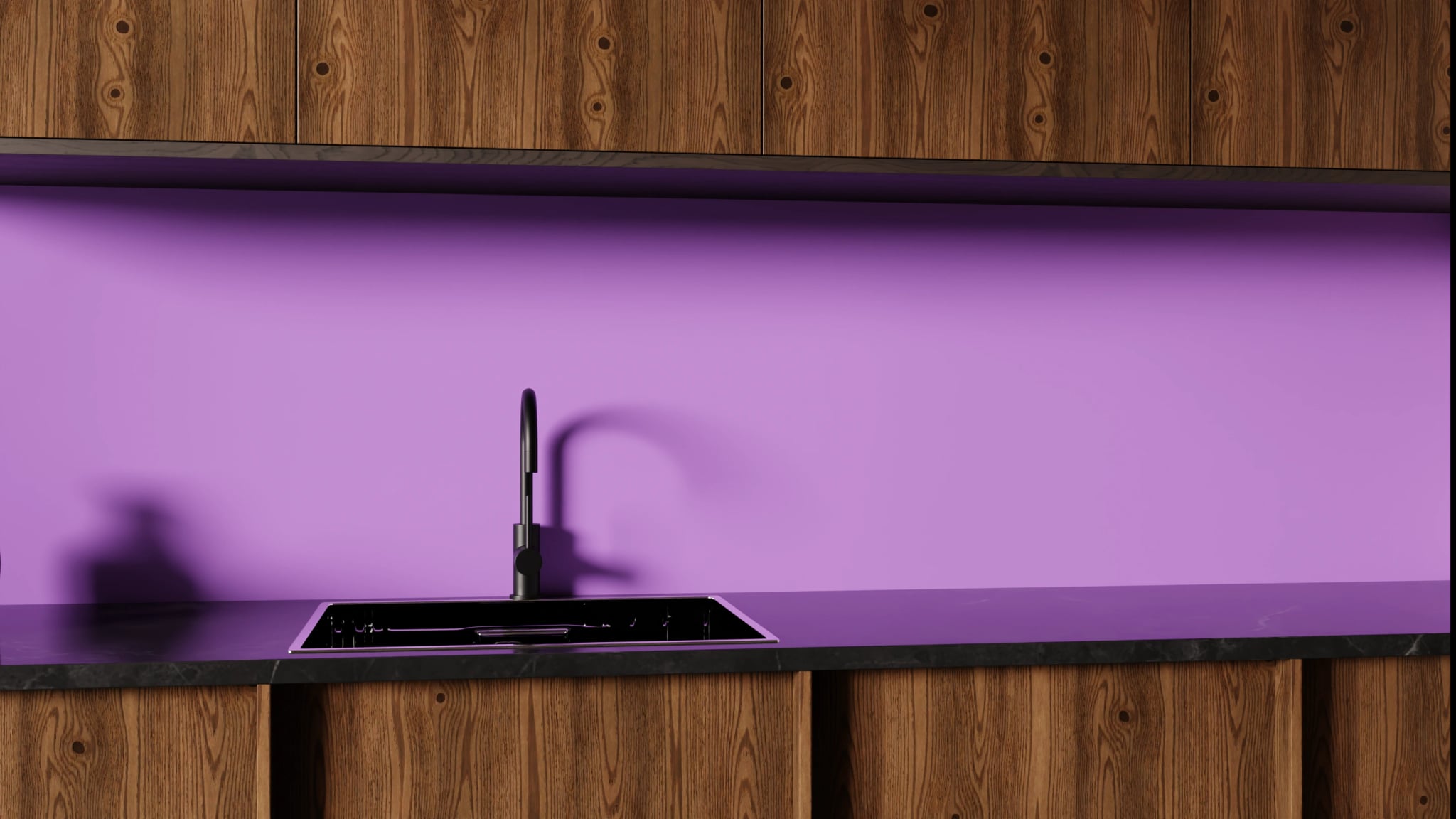 Küchenrückwand - Amethyst – Bild 1