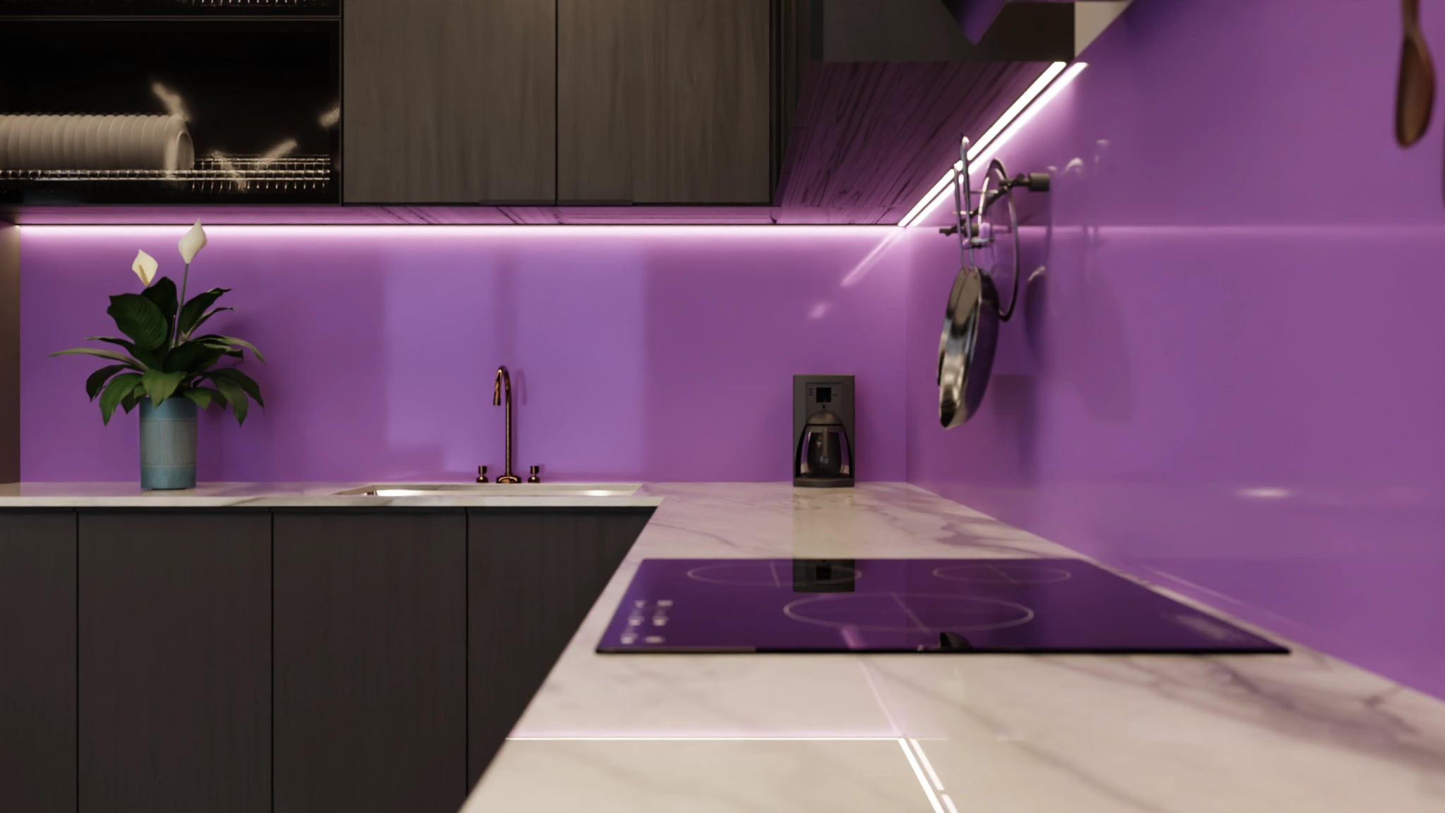 Küchenrückwand - Amethyst – Bild 6