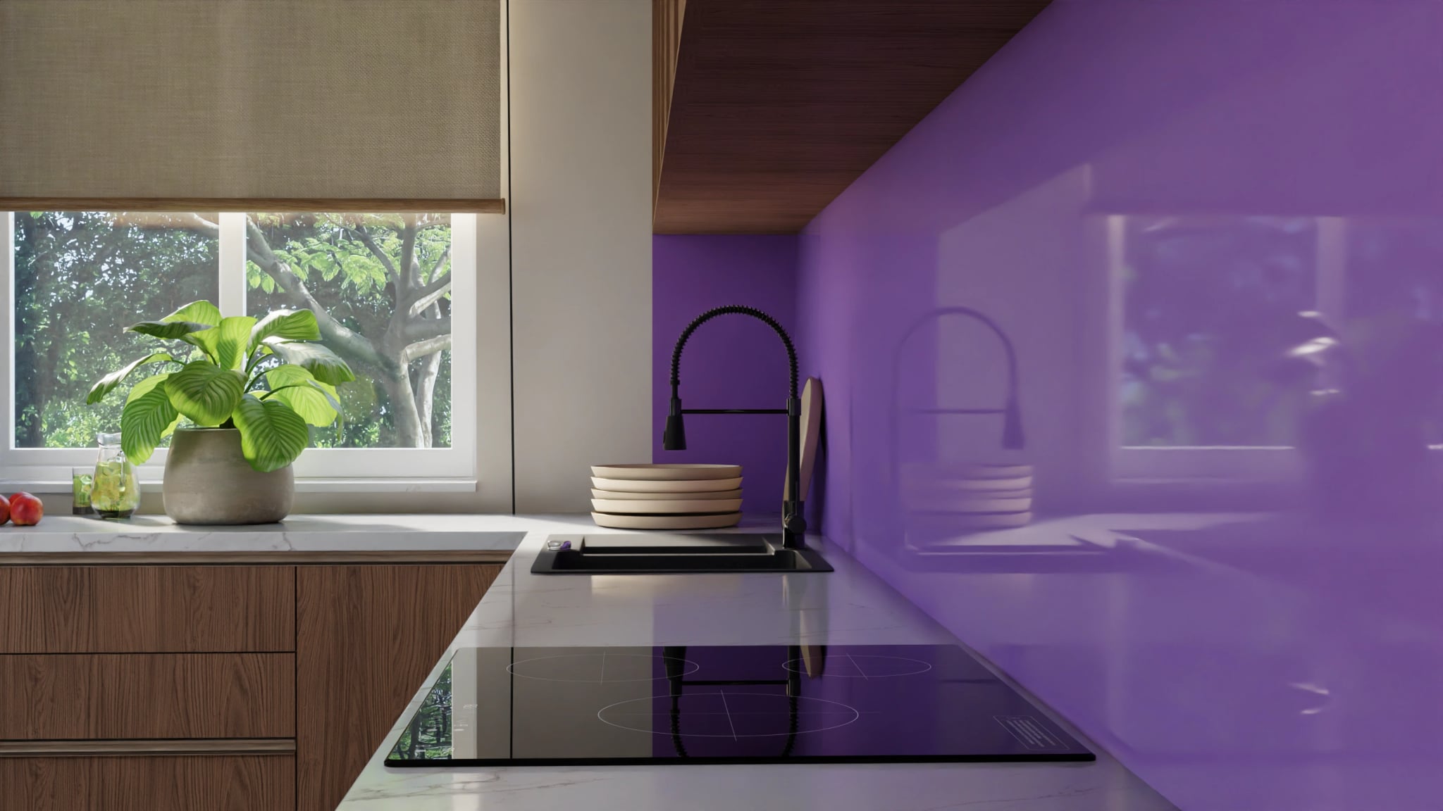Küchenrückwand - Amethyst – Bild 10