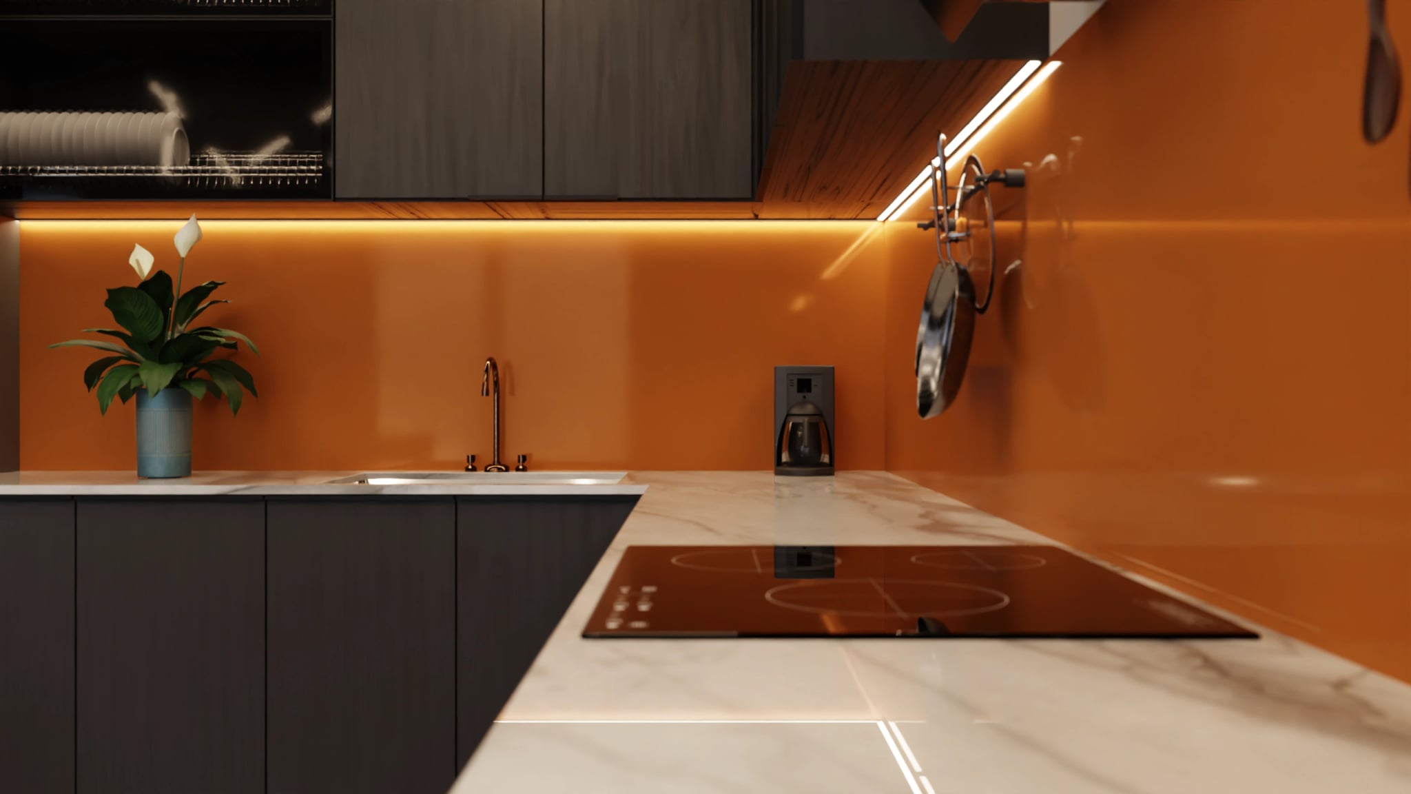 Küchenrückwand - Cognac – Bild 6