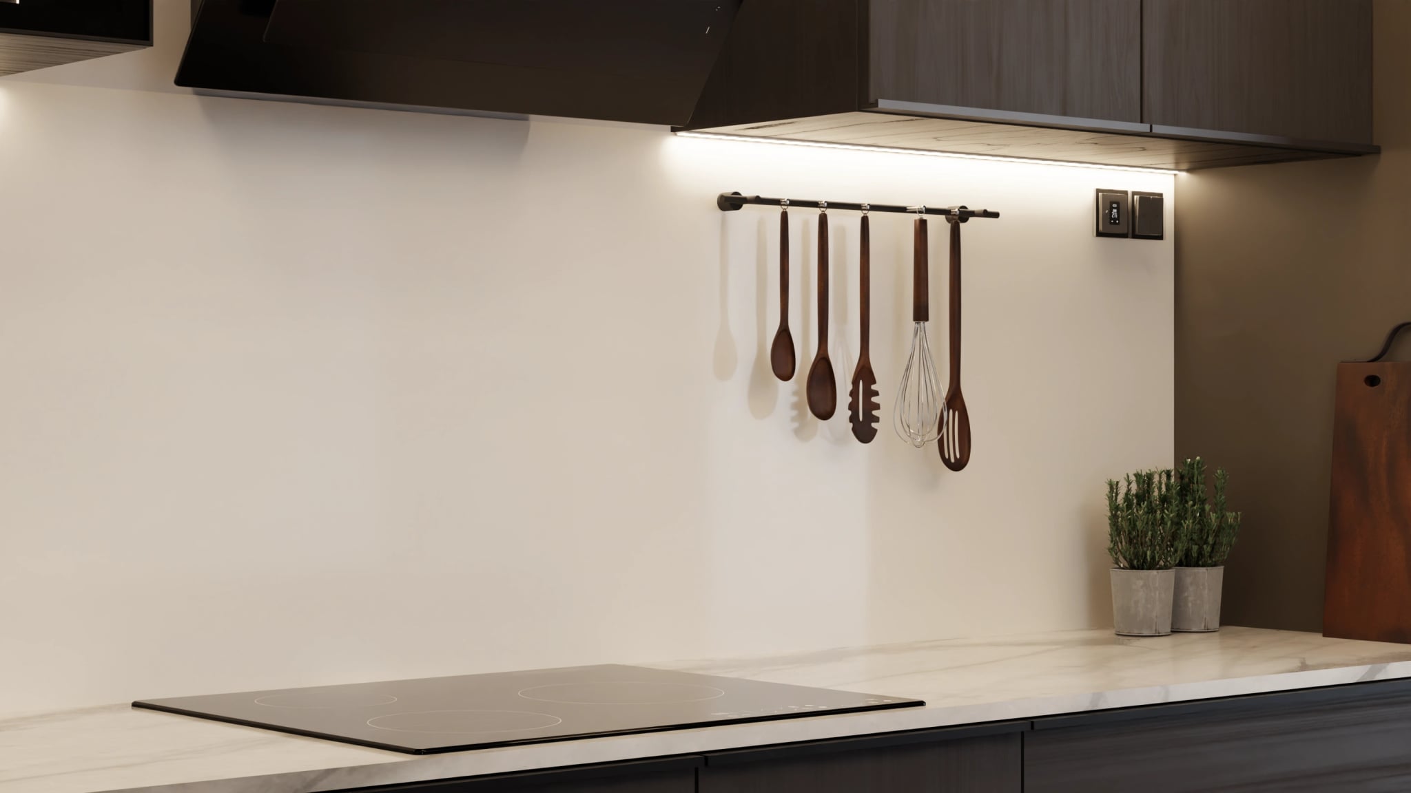Küchenrückwand - Cremeweiß – Bild 7