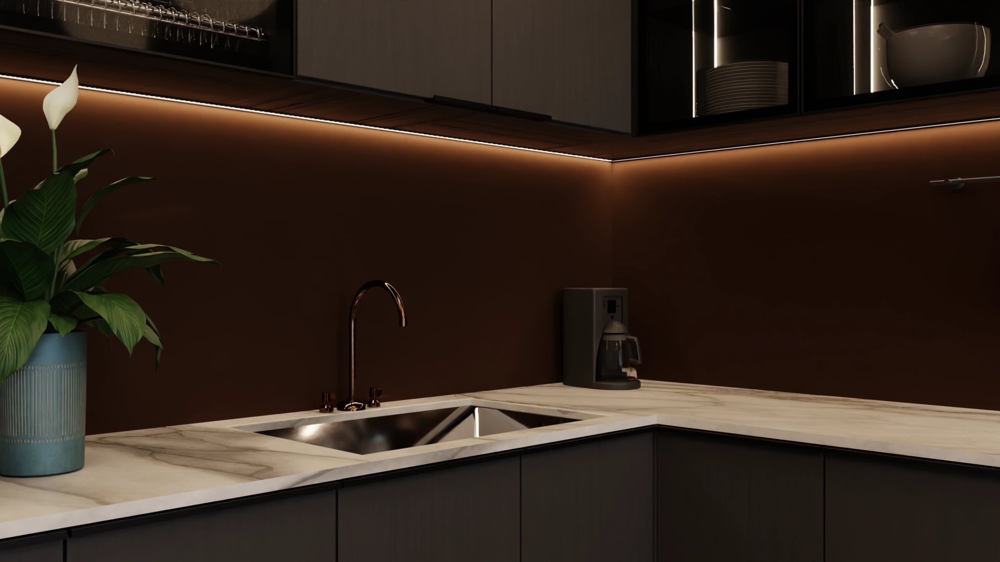 Küchenrückwand - Espresso – Bild 5