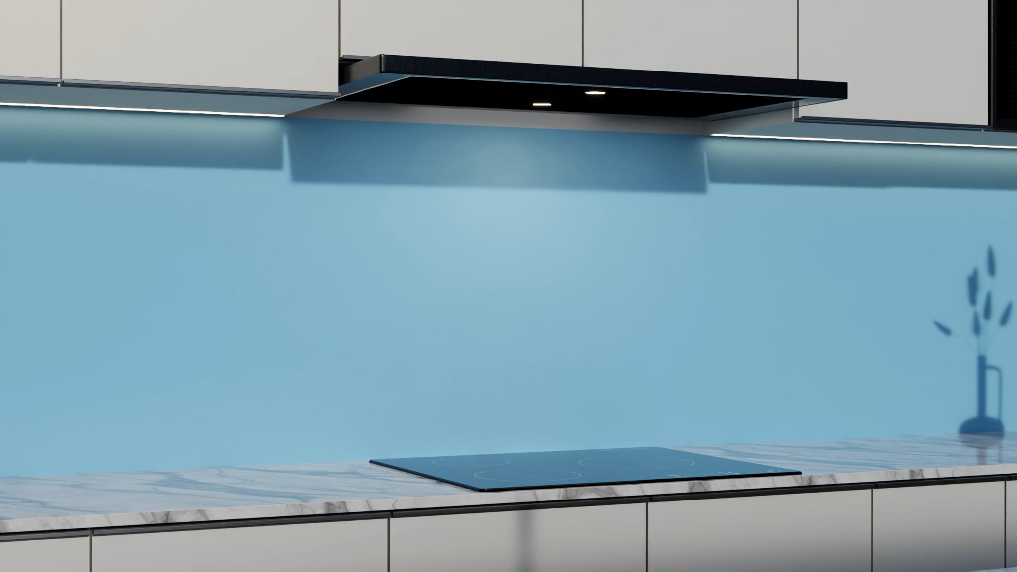 Küchenrückwand - Himmelblau – Bild 3