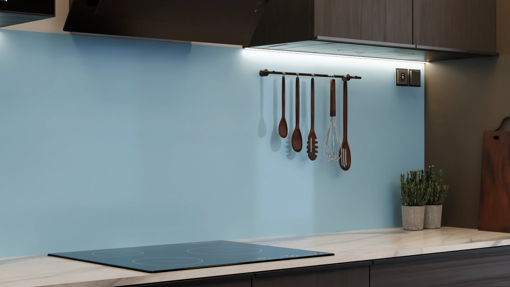 Küchenrückwand - Himmelblau – Bild 7