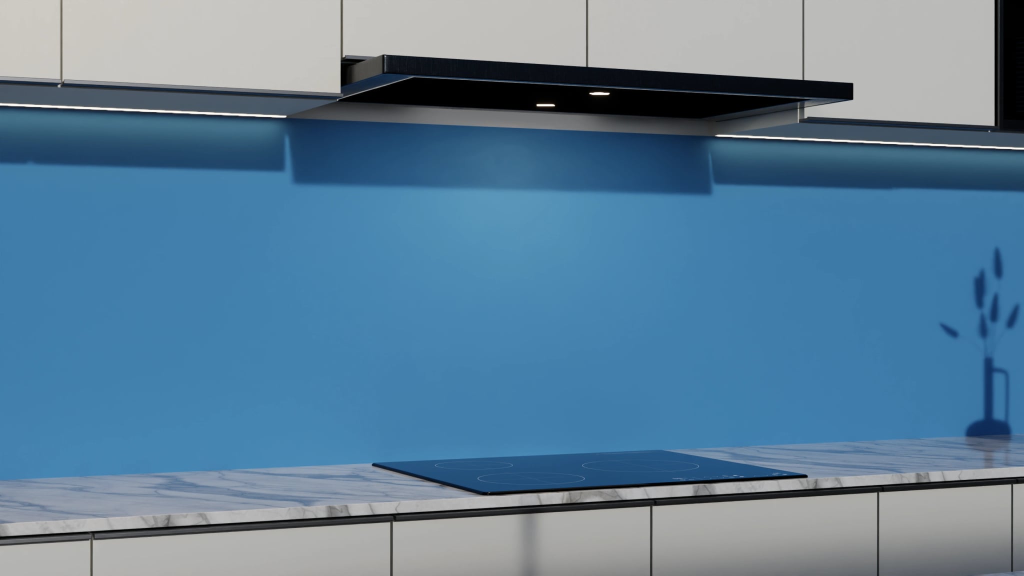 Küchenrückwand - Jeansblau – Bild 3