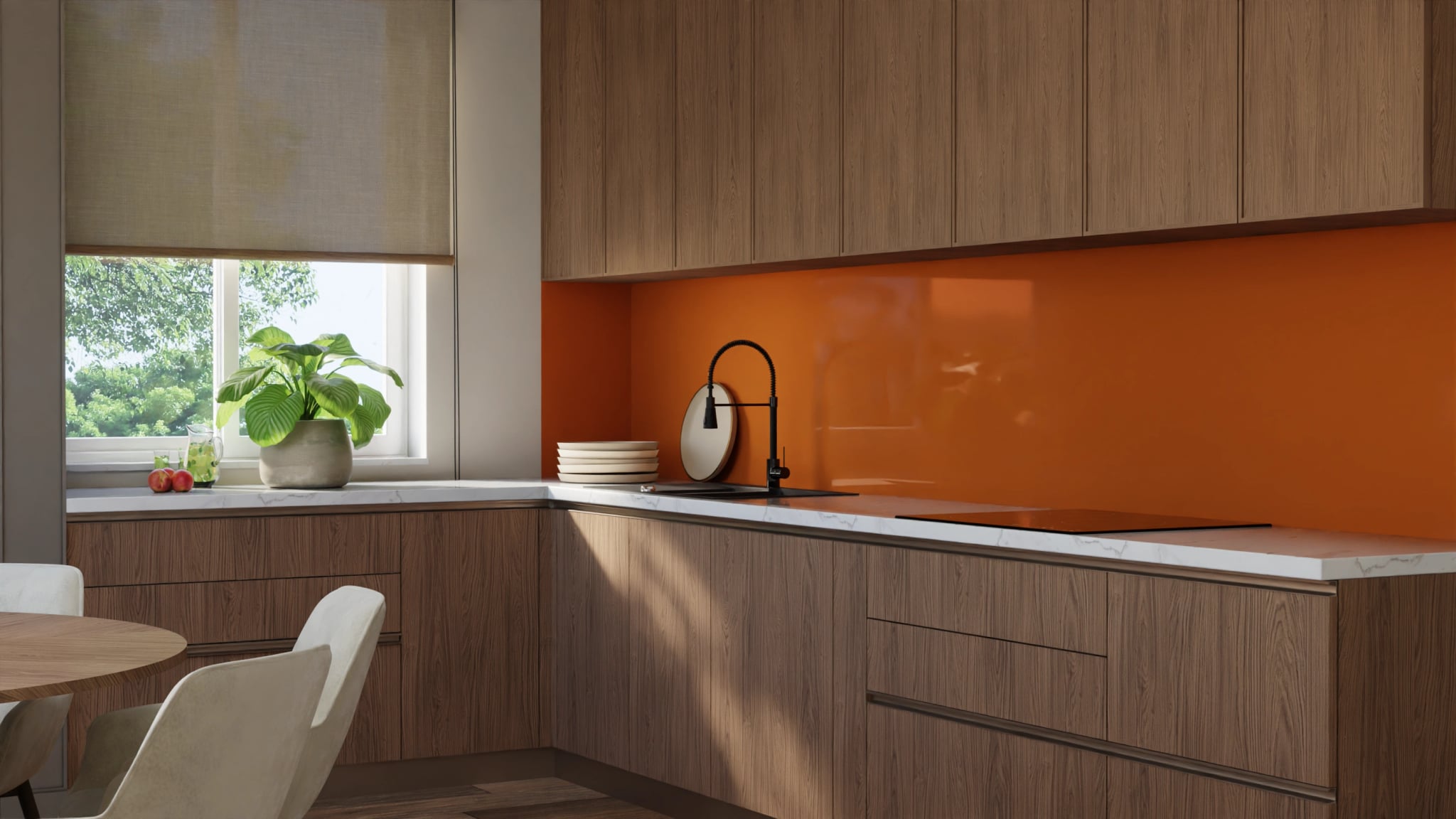 Küchenrückwand - Kupferorange – Bild 8