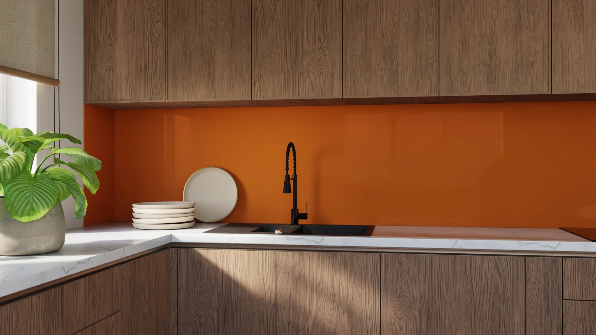Küchenrückwand - Kupferorange – Bild 9