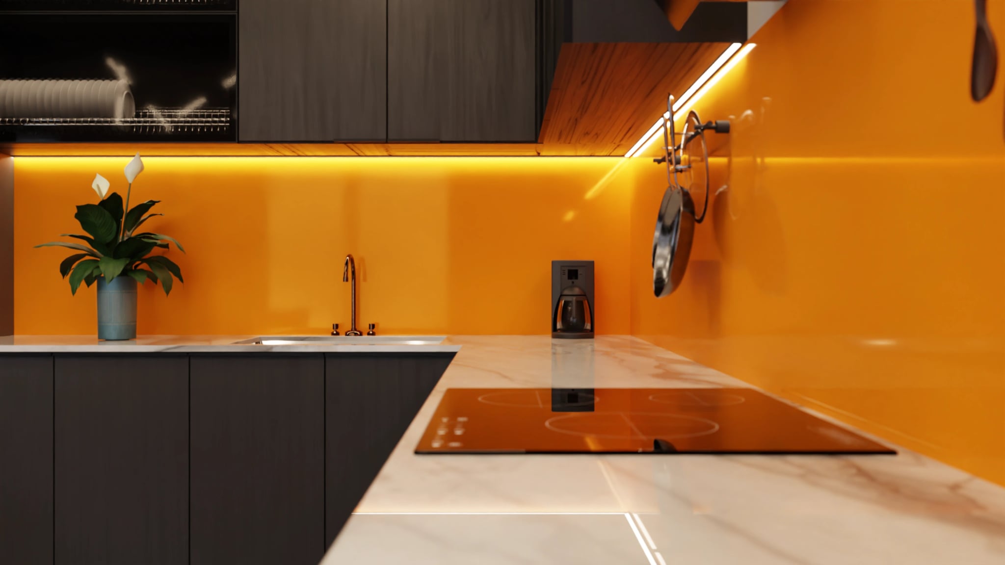 Küchenrückwand - Mandarine – Bild 6