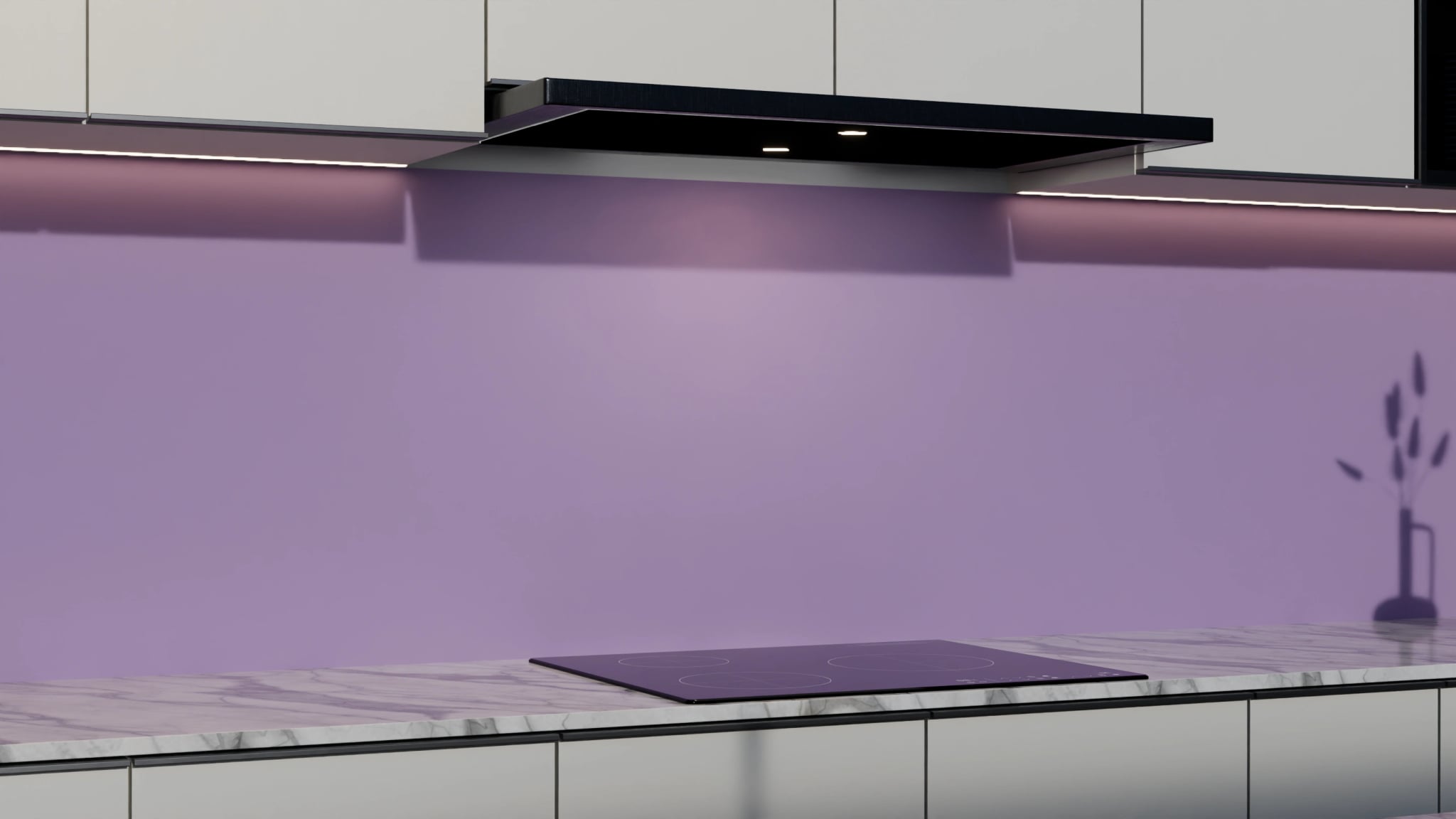 Küchenrückwand - Mauve – Bild 3