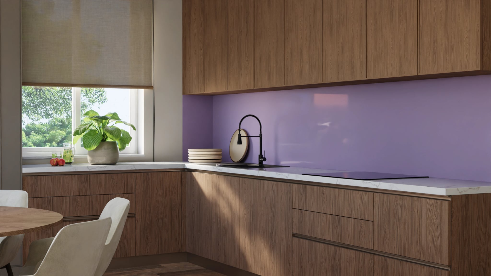 Küchenrückwand - Mauve – Bild 8