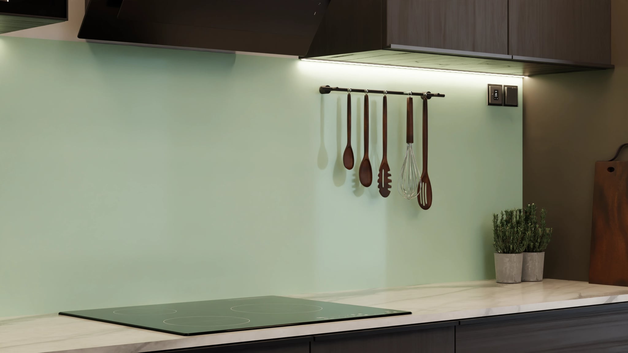 Küchenrückwand - Mintgrün – Bild 7