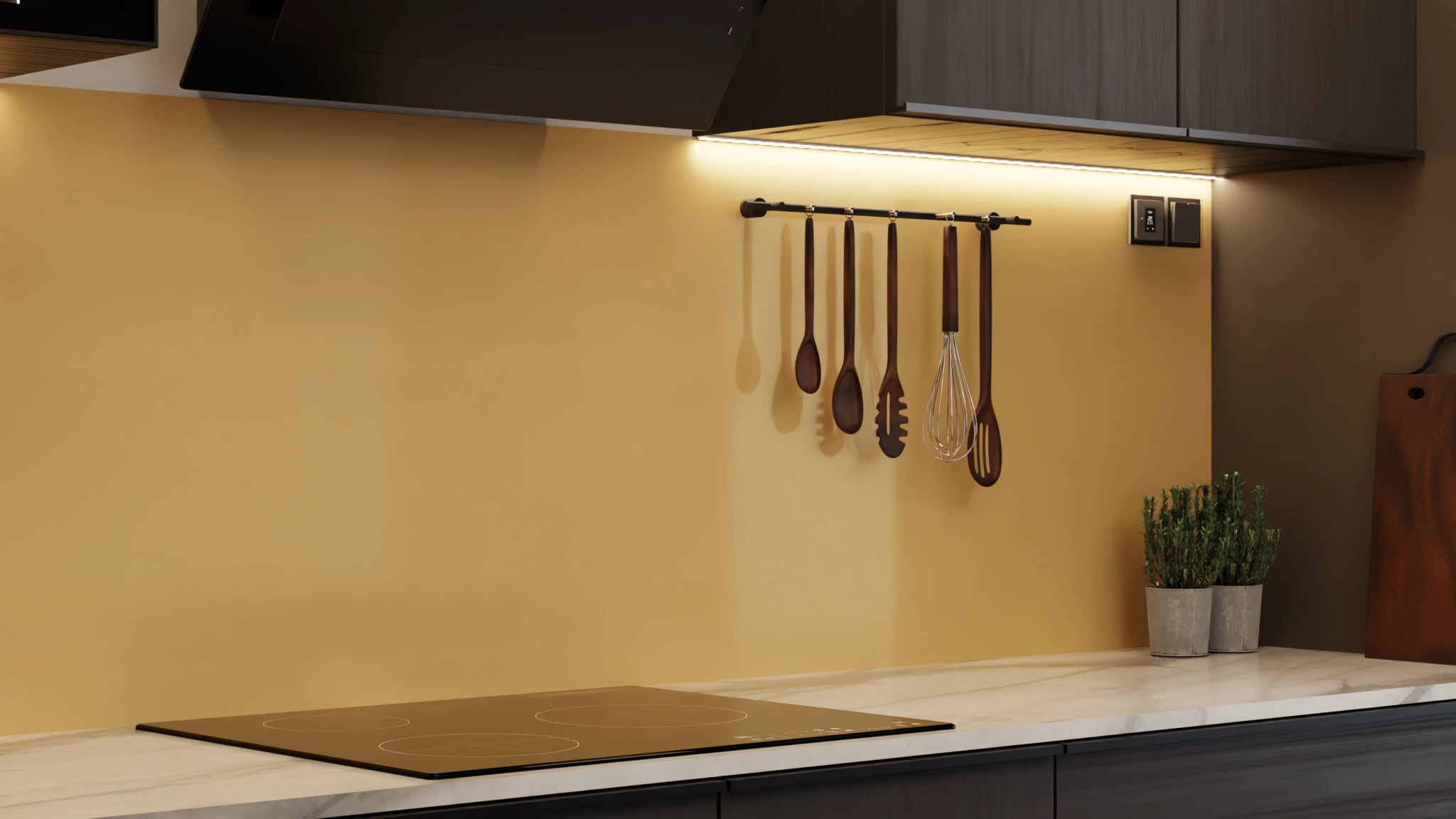 Küchenrückwand - Sandbraun – Bild 7