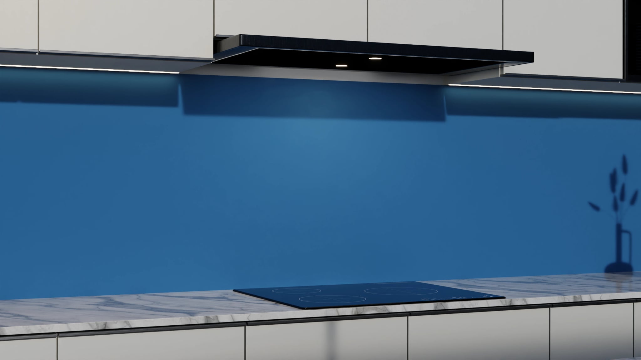 Küchenrückwand - Stahlblau – Bild 3