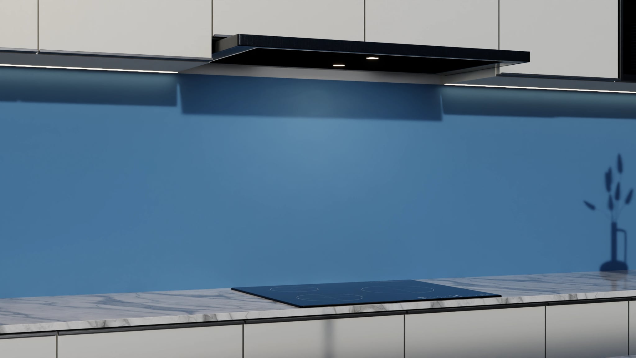 Küchenrückwand - Taubenblau – Bild 3