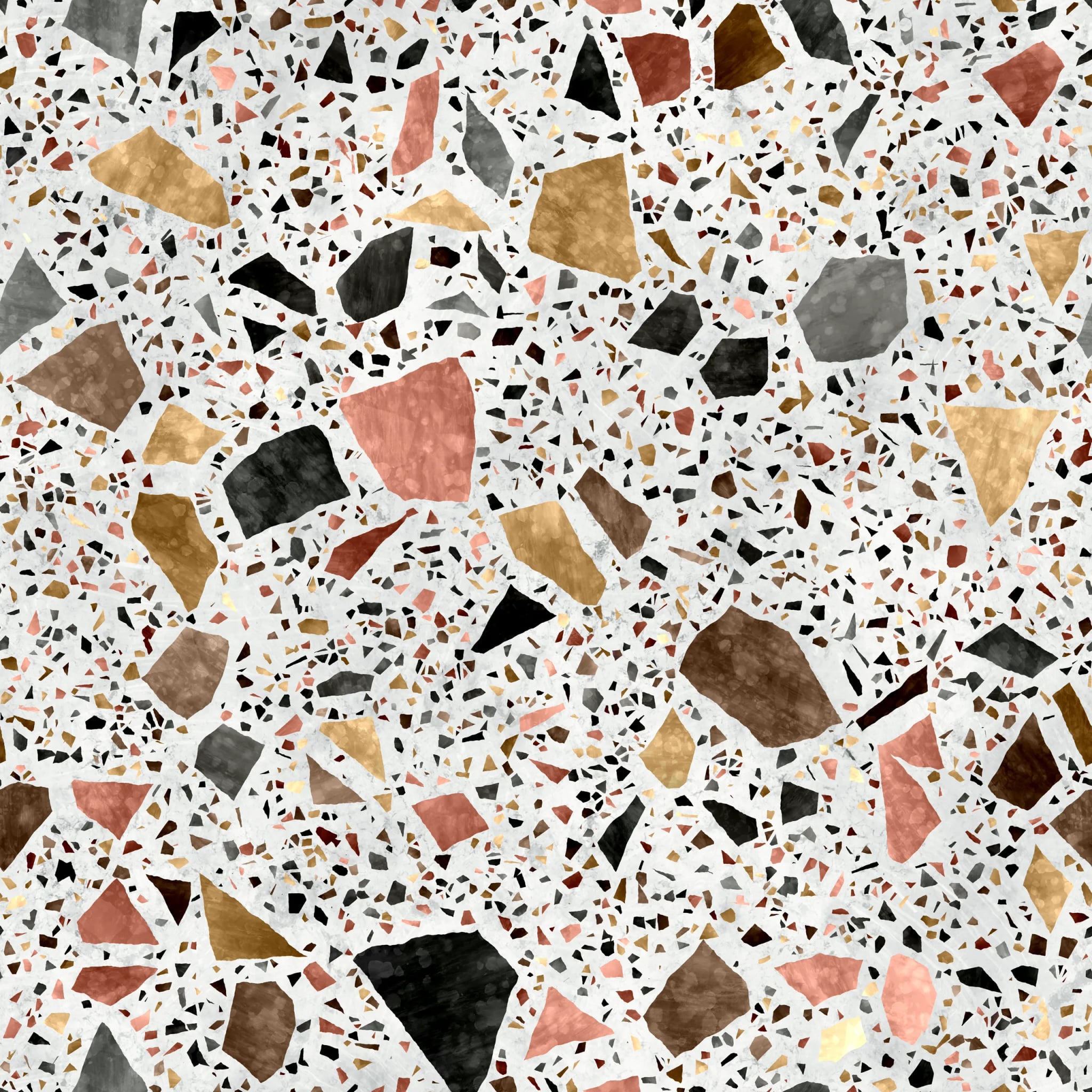 Küchenrückwand - Terrazzo Gold-Terrakotta – Bild 11