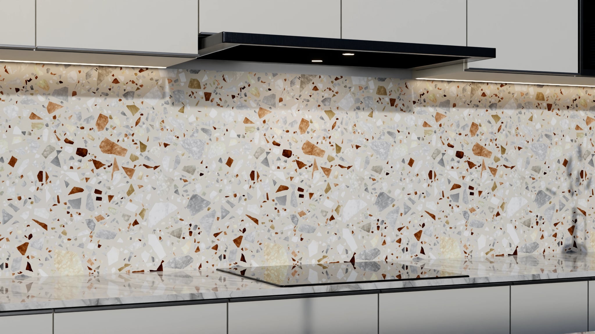 Küchenrückwand - Terrazzo Naturstein – Bild 3