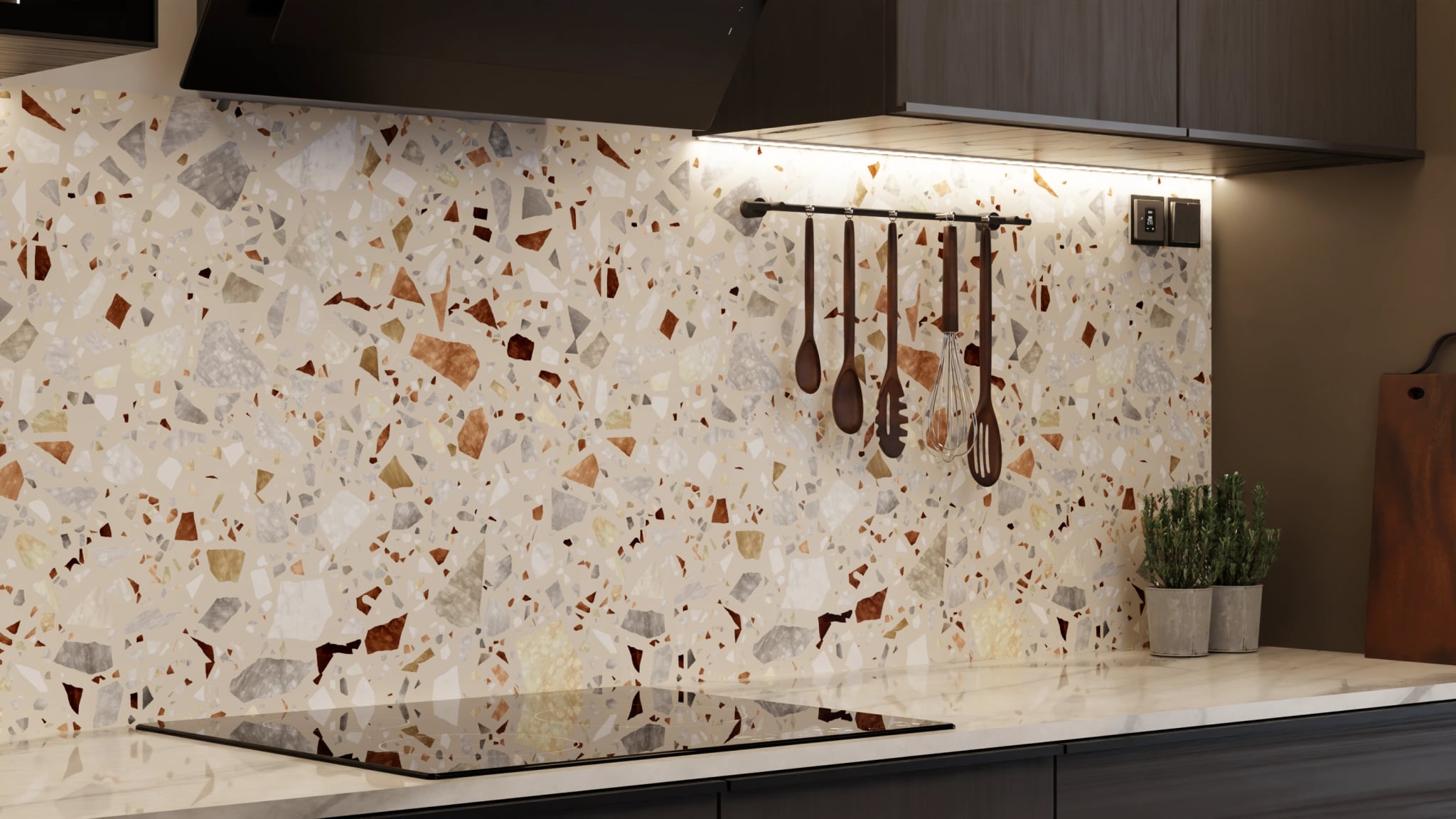 Küchenrückwand - Terrazzo Naturstein – Bild 7