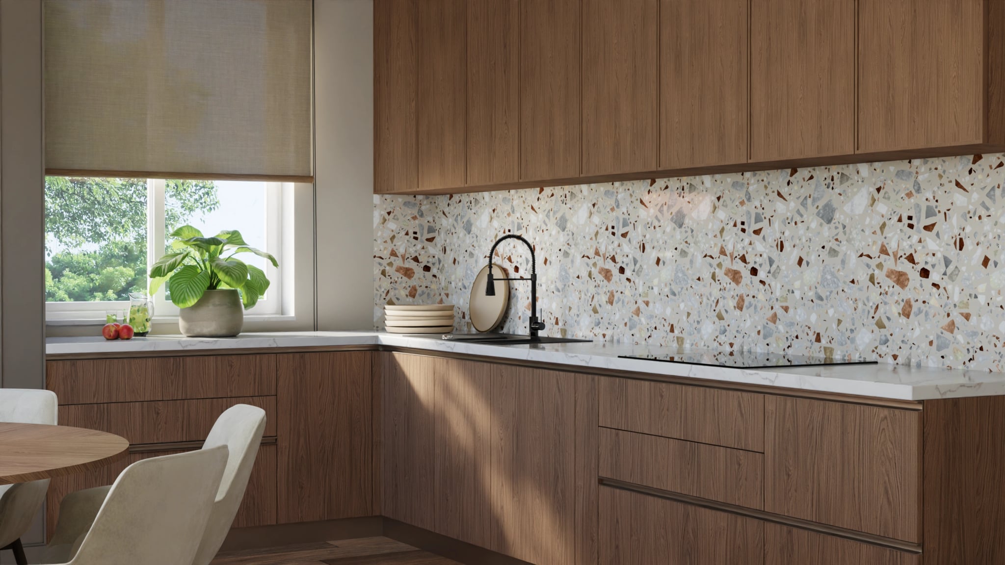 Küchenrückwand - Terrazzo Naturstein – Bild 8