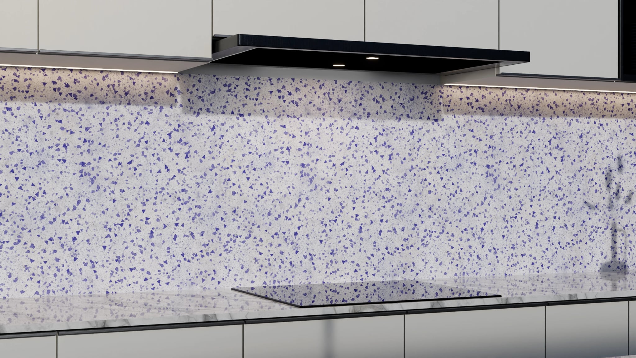 Küchenrückwand - Terrazzo Lavendel – Bild 3