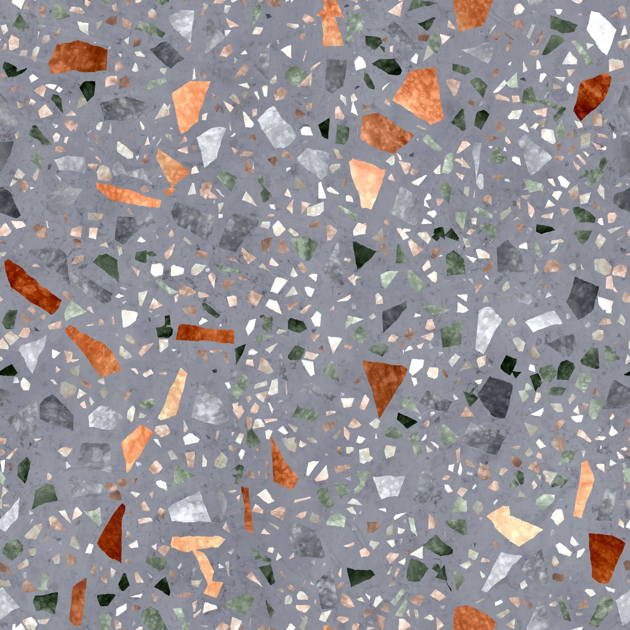 Küchenrückwand - Terrazzo Grau-Orange – Bild 11