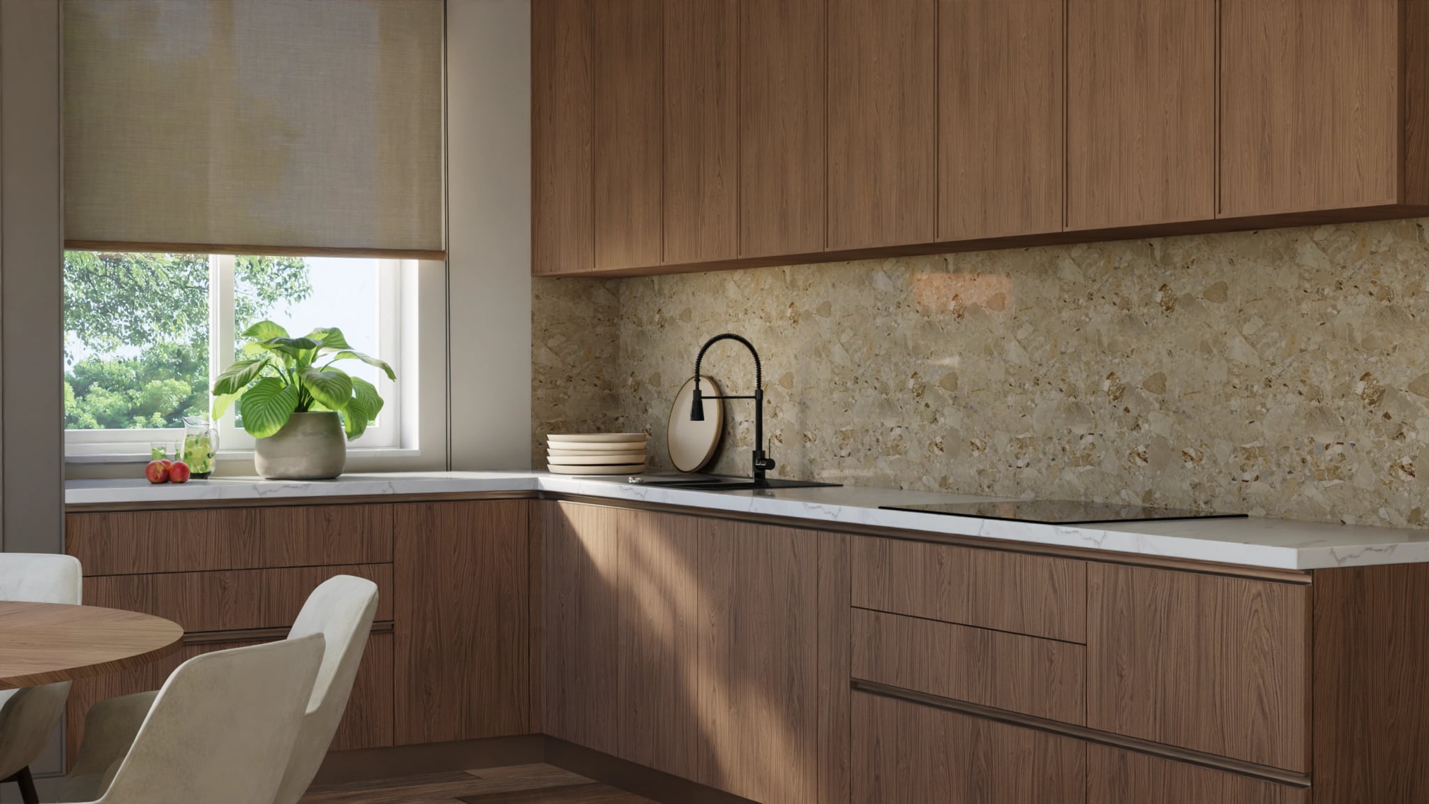 Küchenrückwand - Terrazzo Sandstein – Bild 8