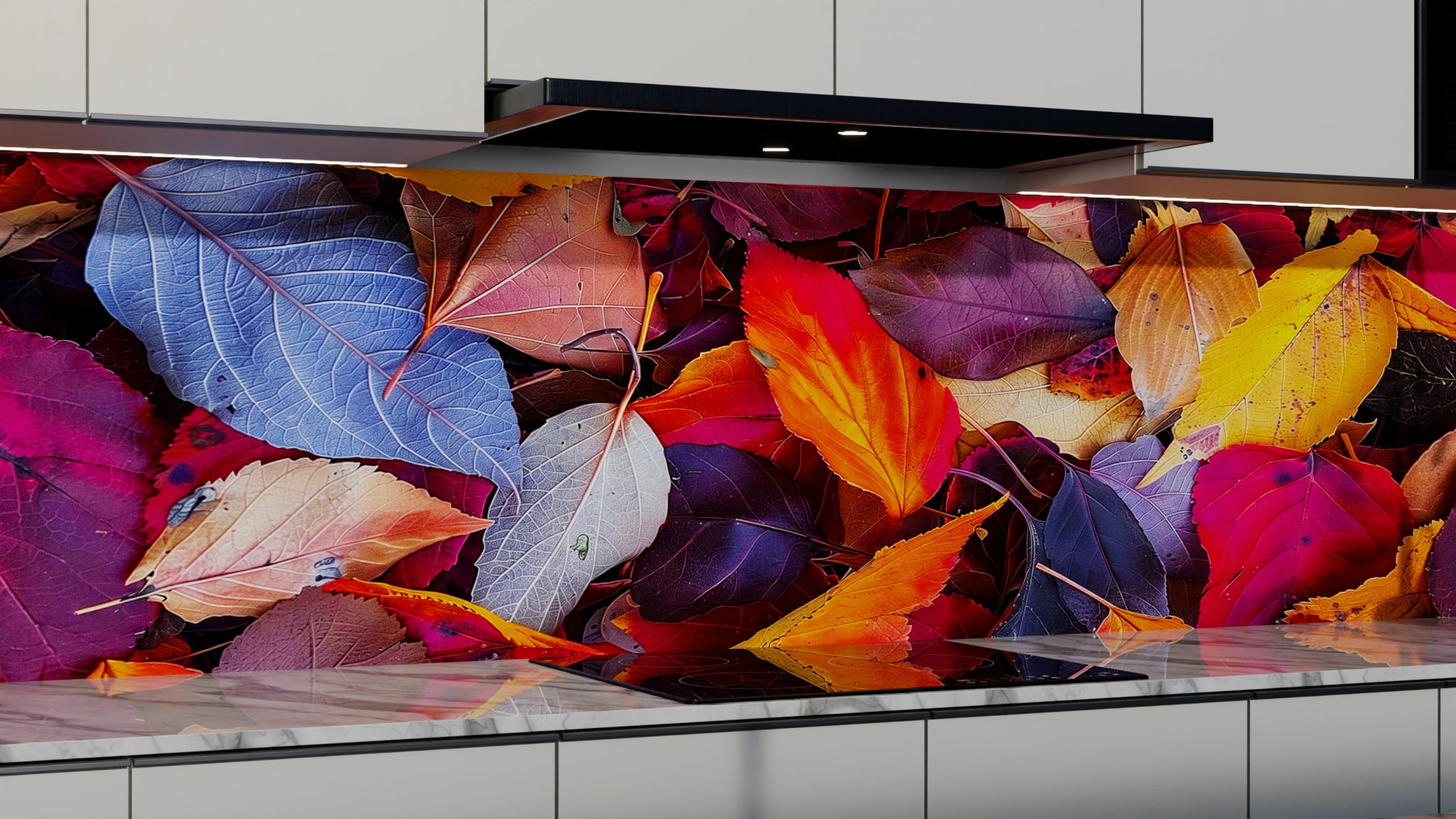 Küchenrückwand - Herbstlaub Bunt – Bild 3