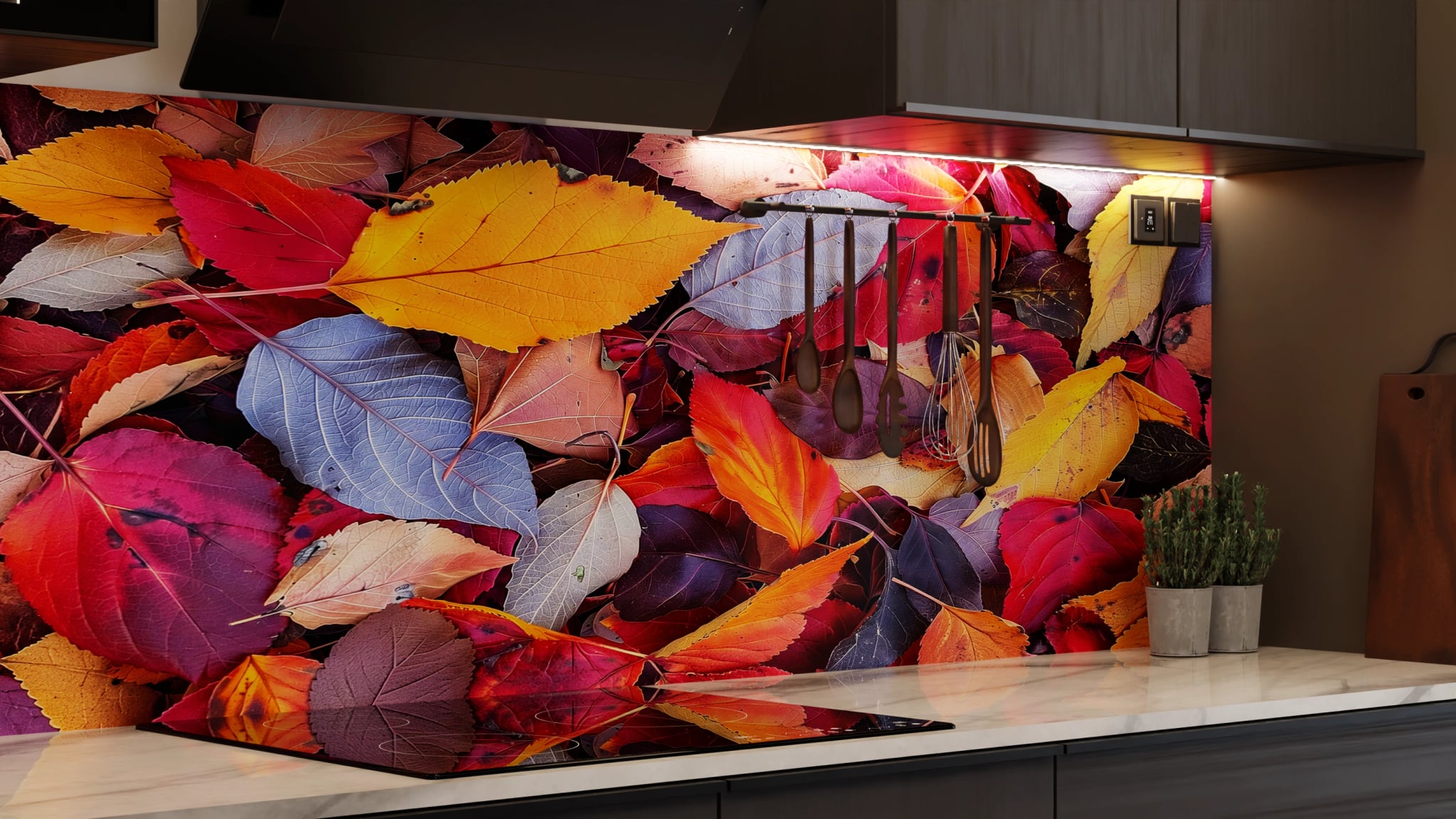 Küchenrückwand - Herbstlaub Bunt – Bild 7