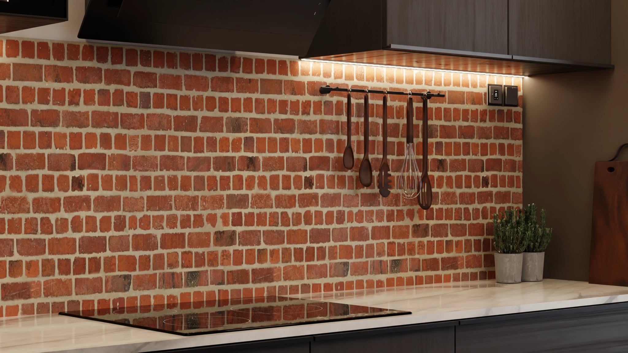 Küchenrückwand - Backstein Traditionell Rot – Bild 7