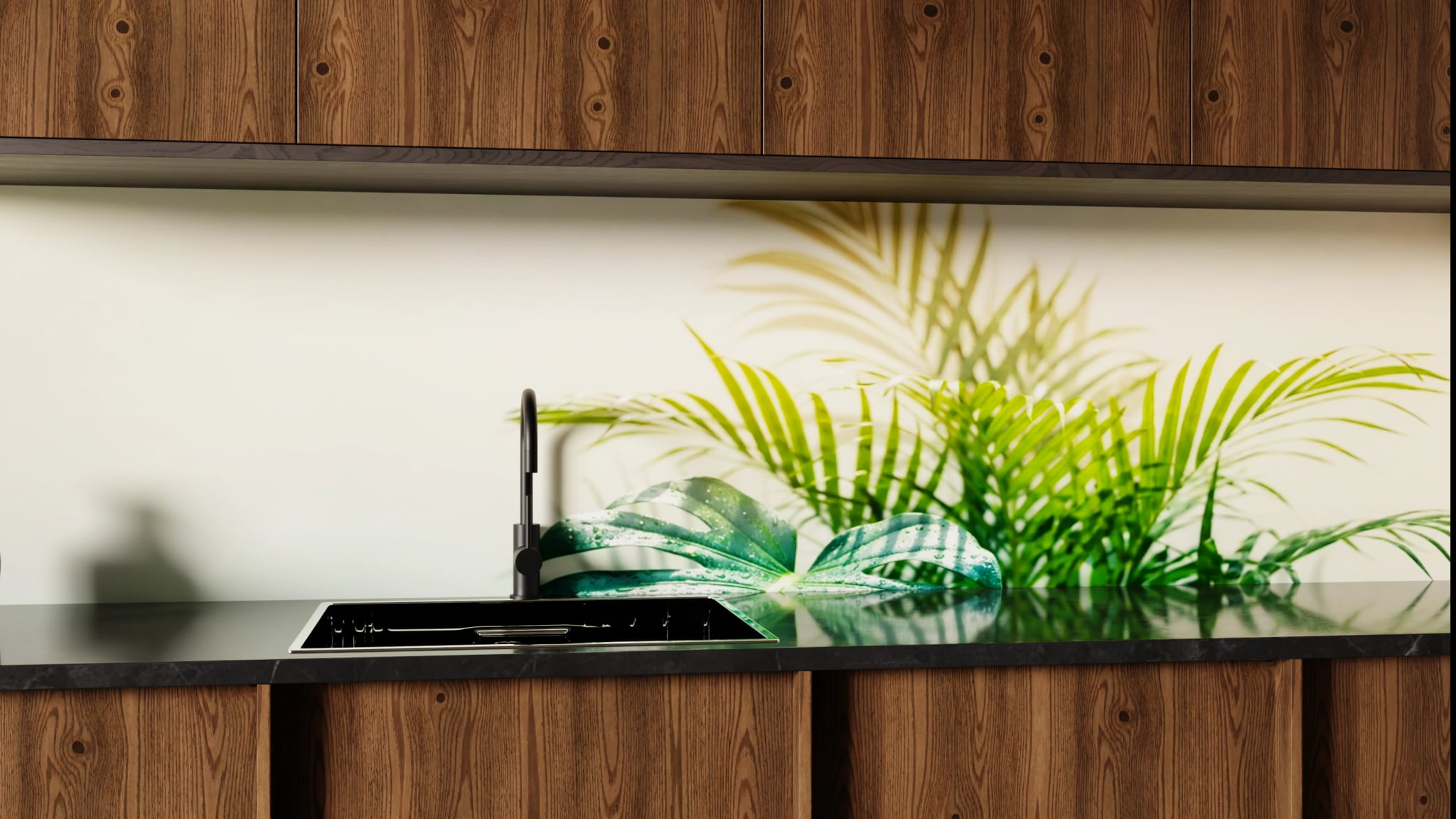 Küchenrückwand - Monstera Palme Studio – Bild 1