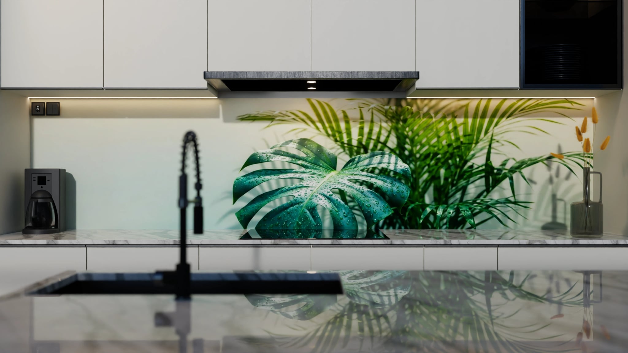 Küchenrückwand - Monstera Palme Studio – Bild 4