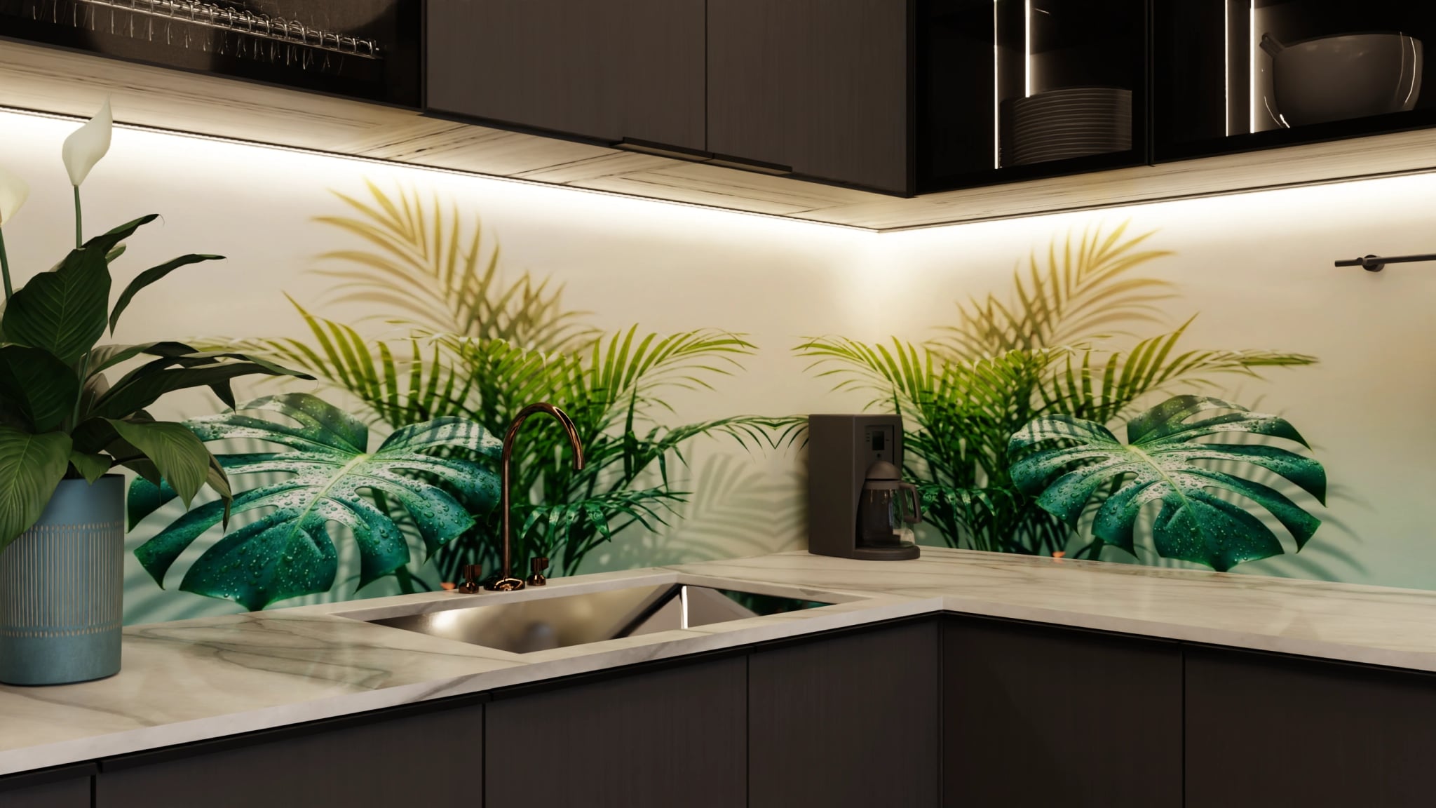 Küchenrückwand - Monstera Palme Studio – Bild 5