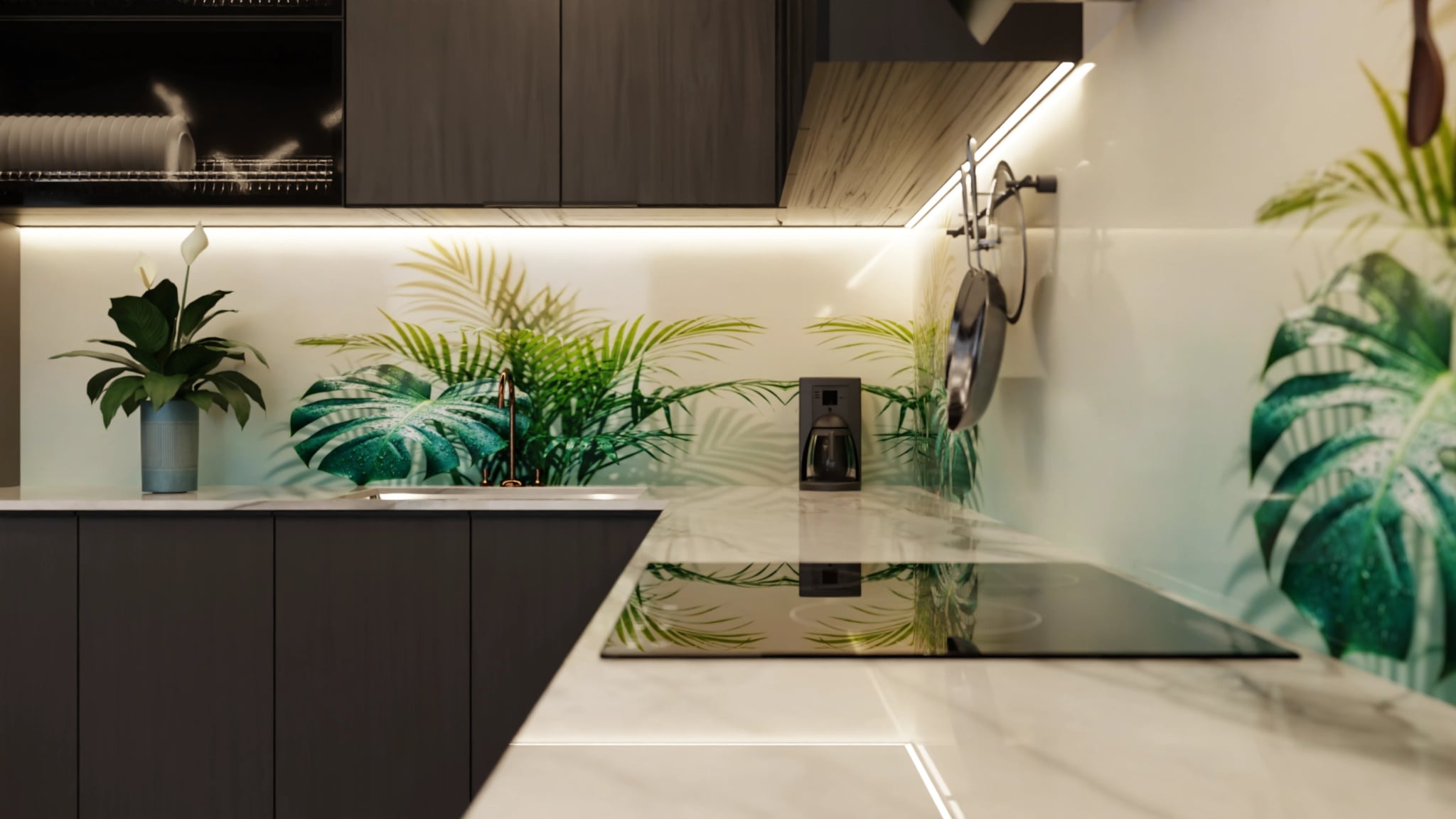 Küchenrückwand - Monstera Palme Studio – Bild 6