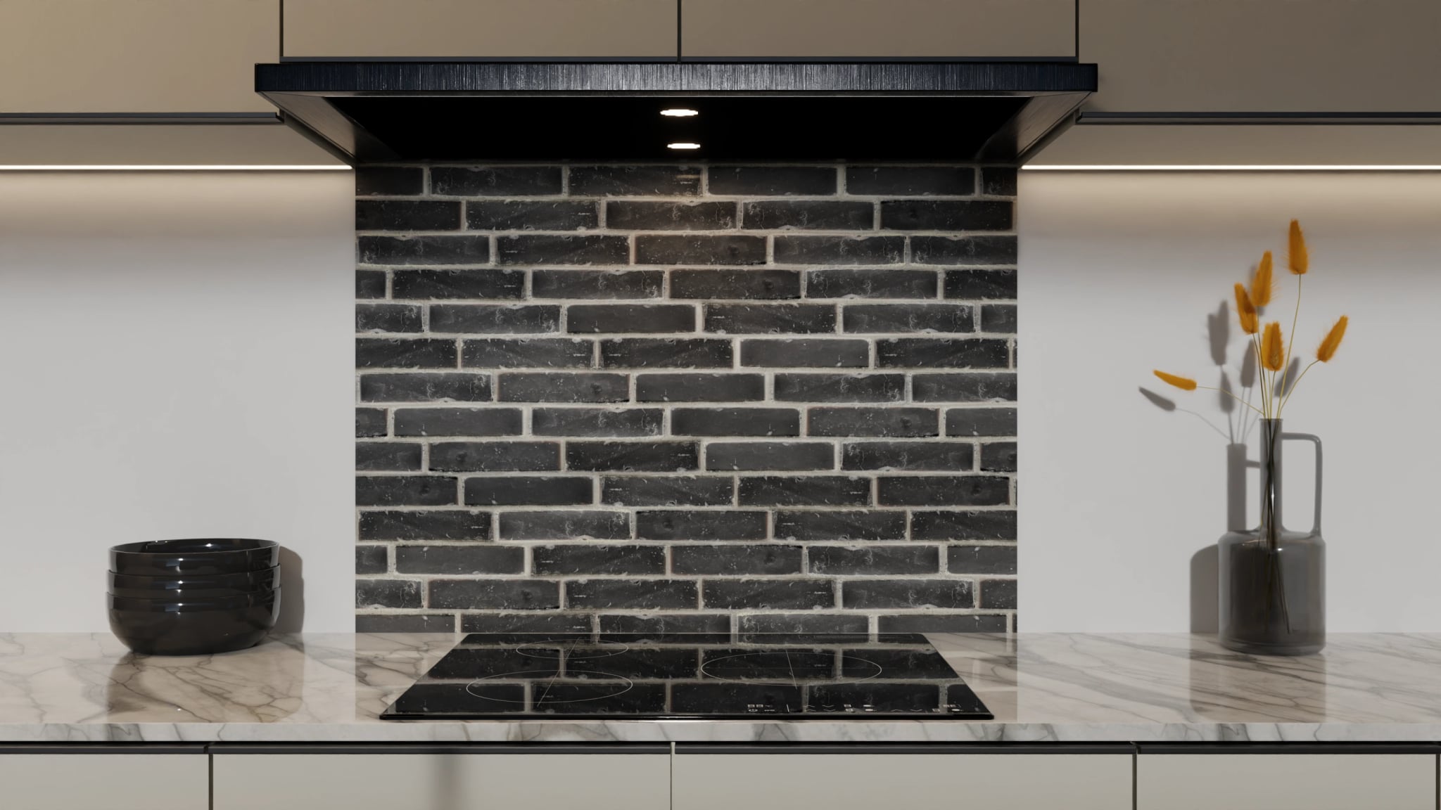 Spritzschutz - Backstein Anthrazit – Bild 5