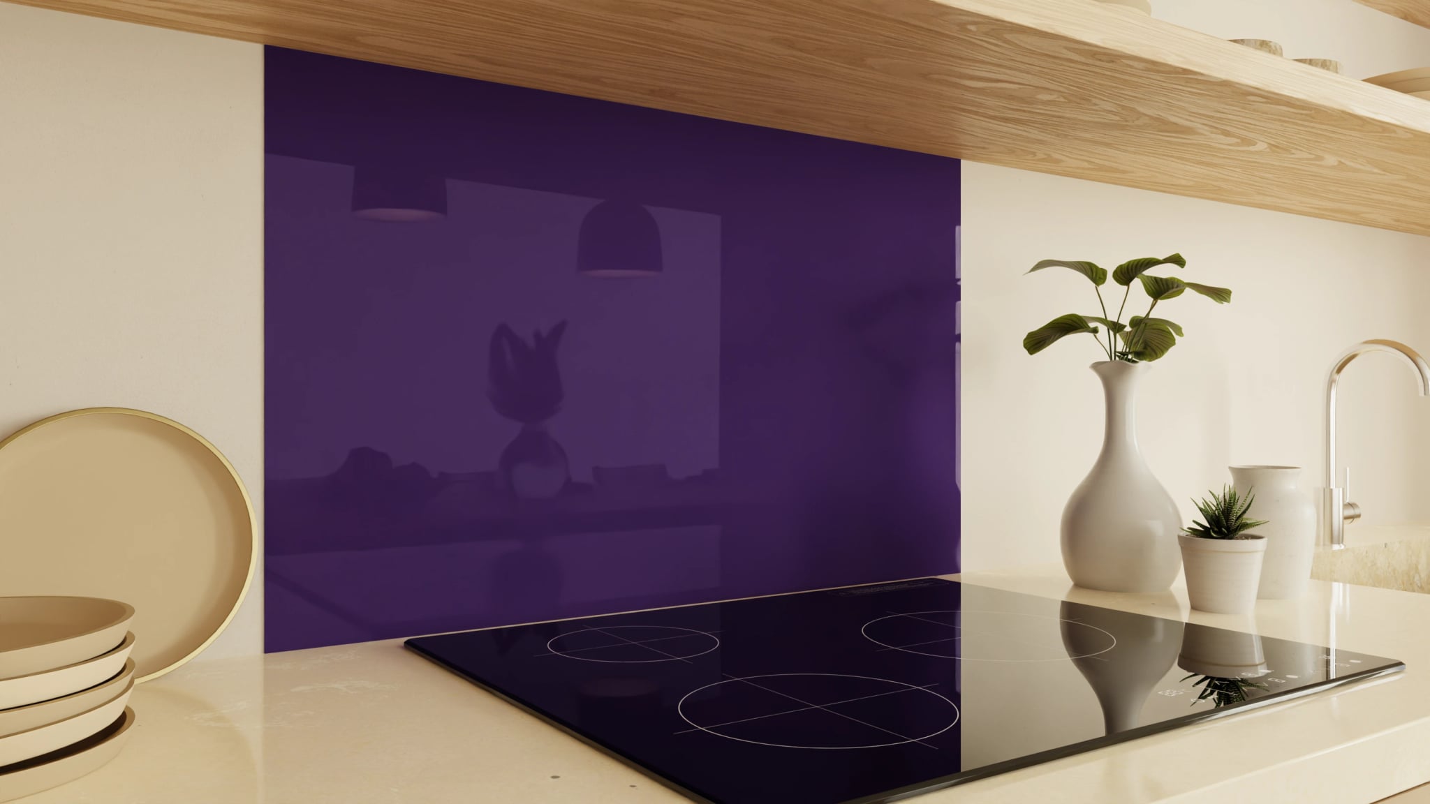 Spritzschutz - Dunkelviolett – Bild 2
