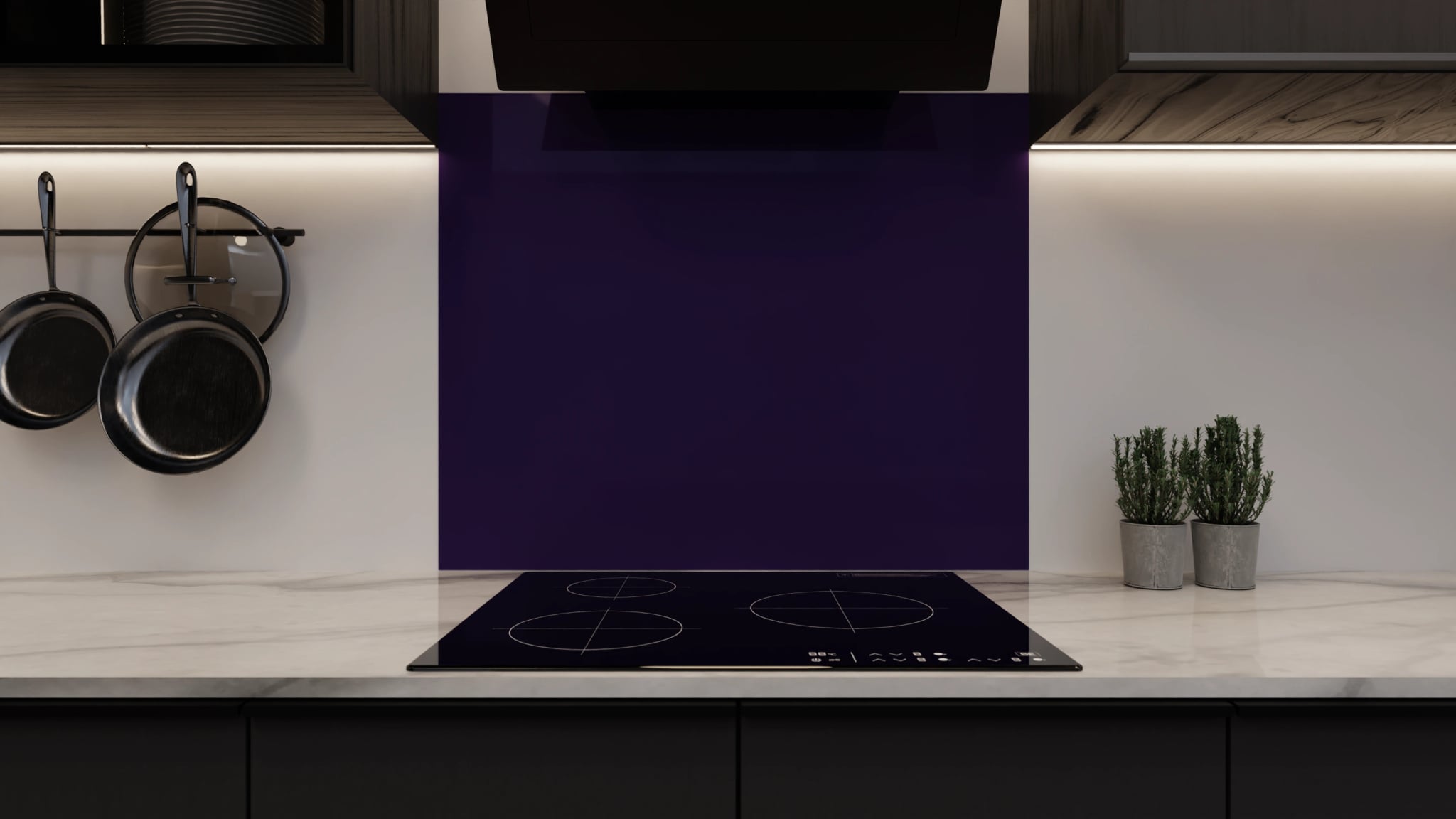 Spritzschutz - Dunkelviolett – Bild 3