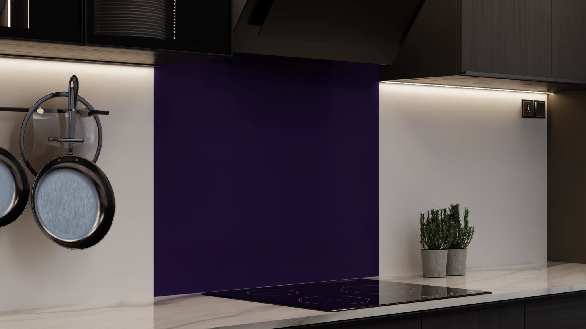 Spritzschutz - Dunkelviolett – Bild 4