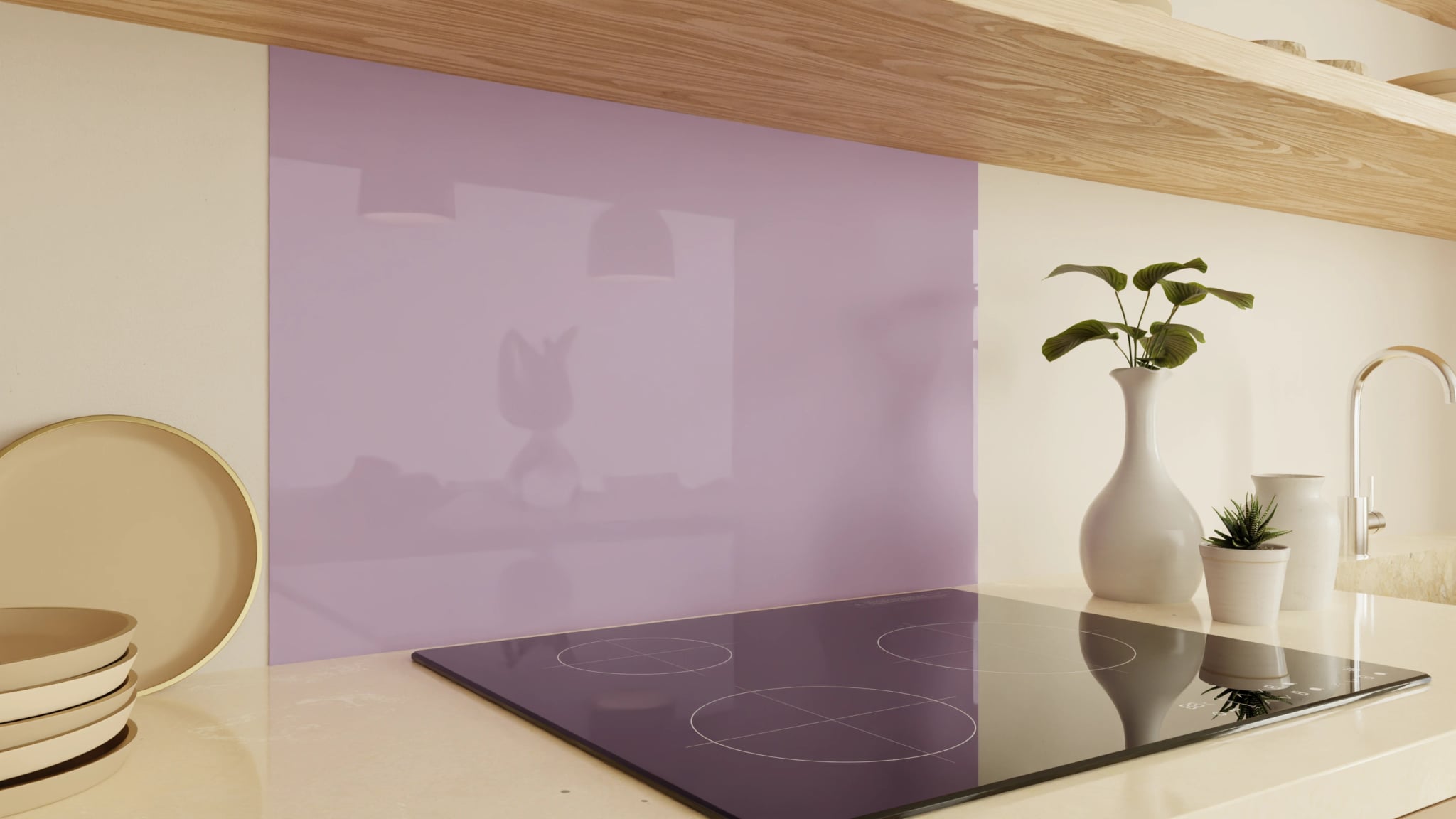 Spritzschutz - Mauve – Bild 2