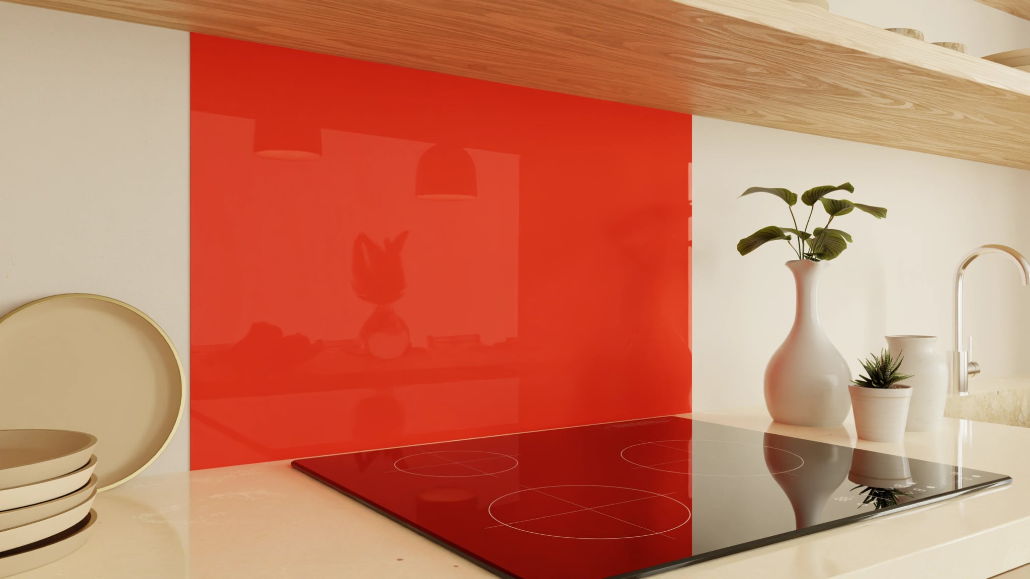 Spritzschutz - Tomatenrot – Bild 2